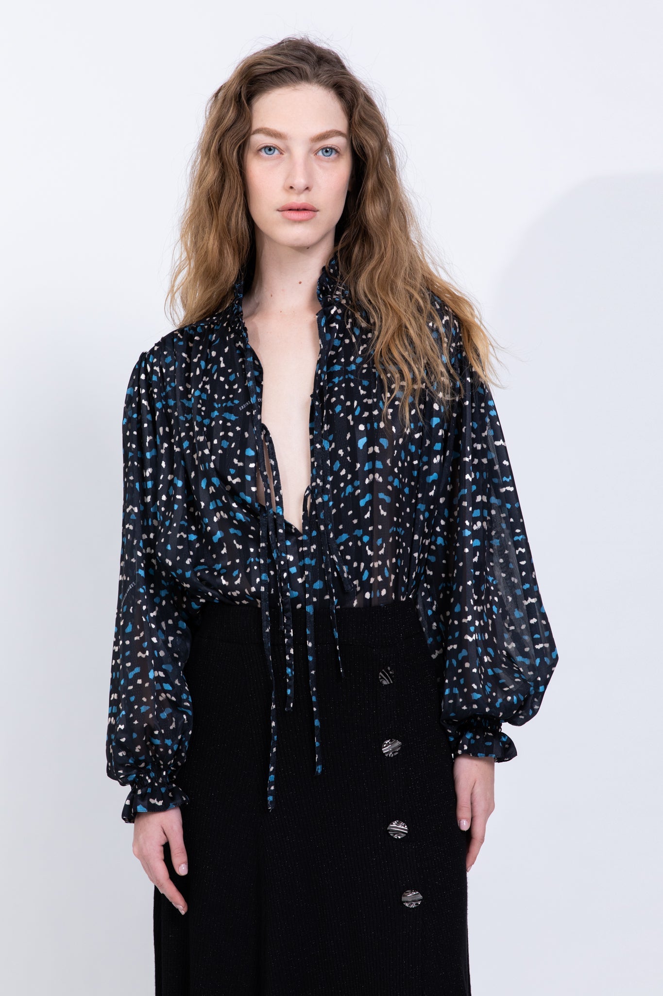 SABINA MUSAYEV - butterfly_print_on_chiffon_black_fw_22_23