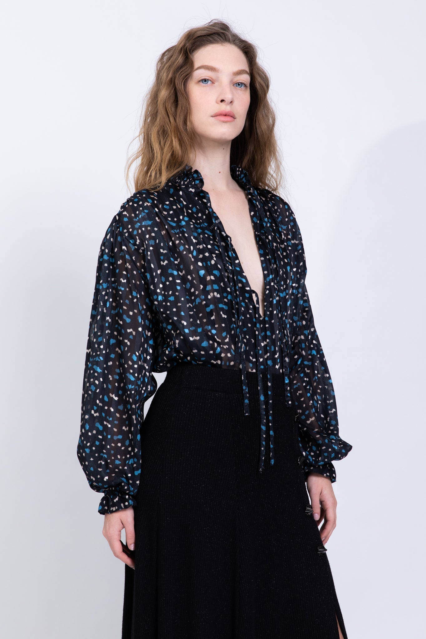 SABINA MUSAYEV - butterfly_print_on_chiffon_black_fw_22_23