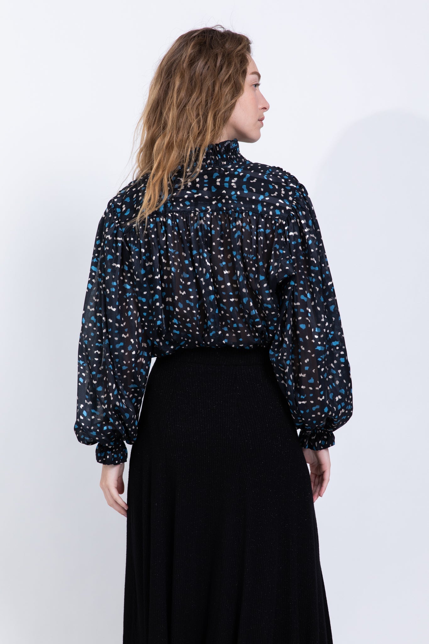 SABINA MUSAYEV - butterfly_print_on_chiffon_black_fw_22_23