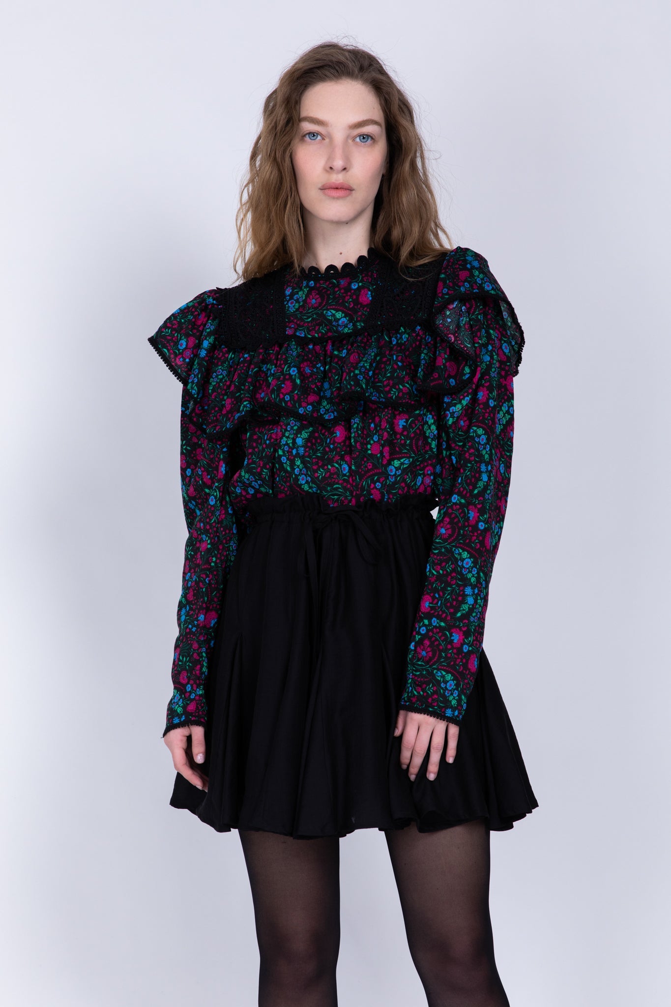 SABINA MUSAYEV - printed_woven_viscose_black_fw_22_23