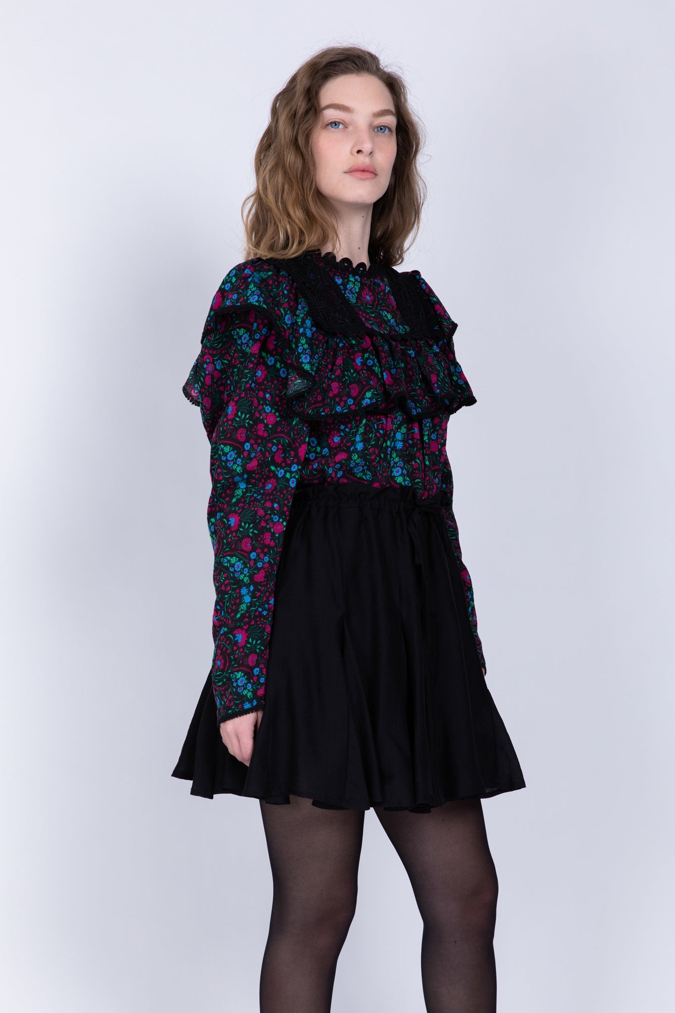 SABINA MUSAYEV - printed_woven_viscose_black_fw_22_23
