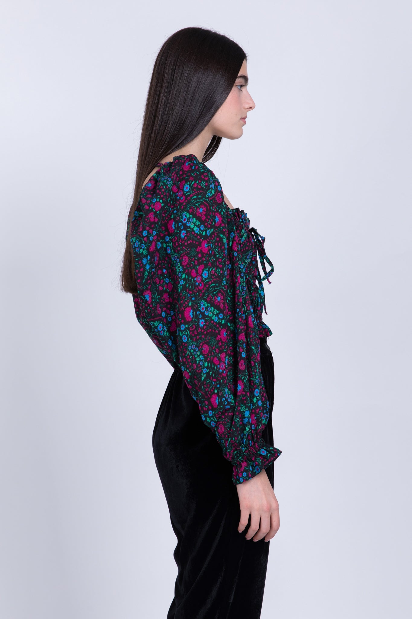 SABINA MUSAYEV - printed_woven_viscose_black_fw_22_23