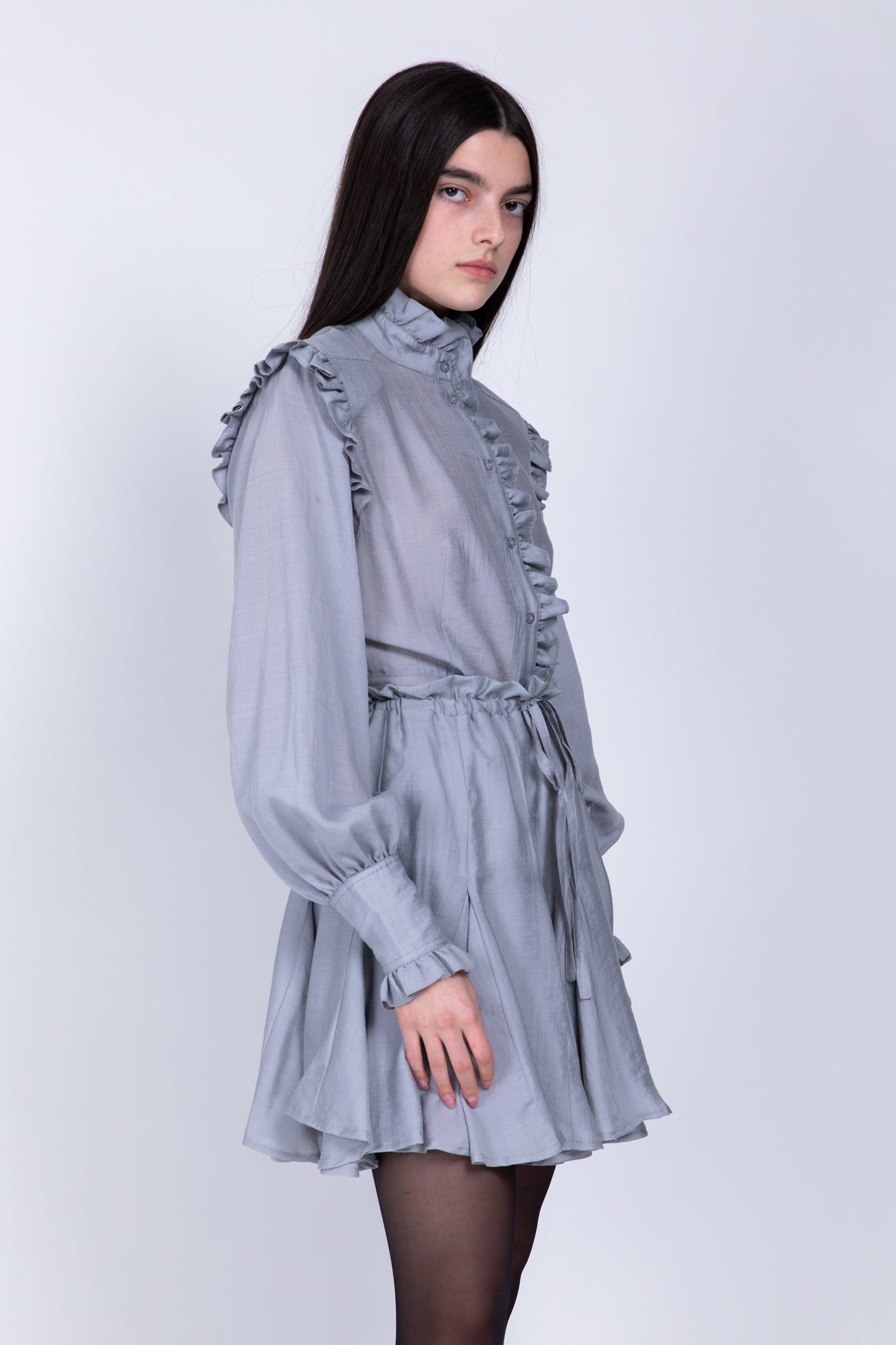 SABINA MUSAYEV - woven_viscose_blend_grey_fw_22_23