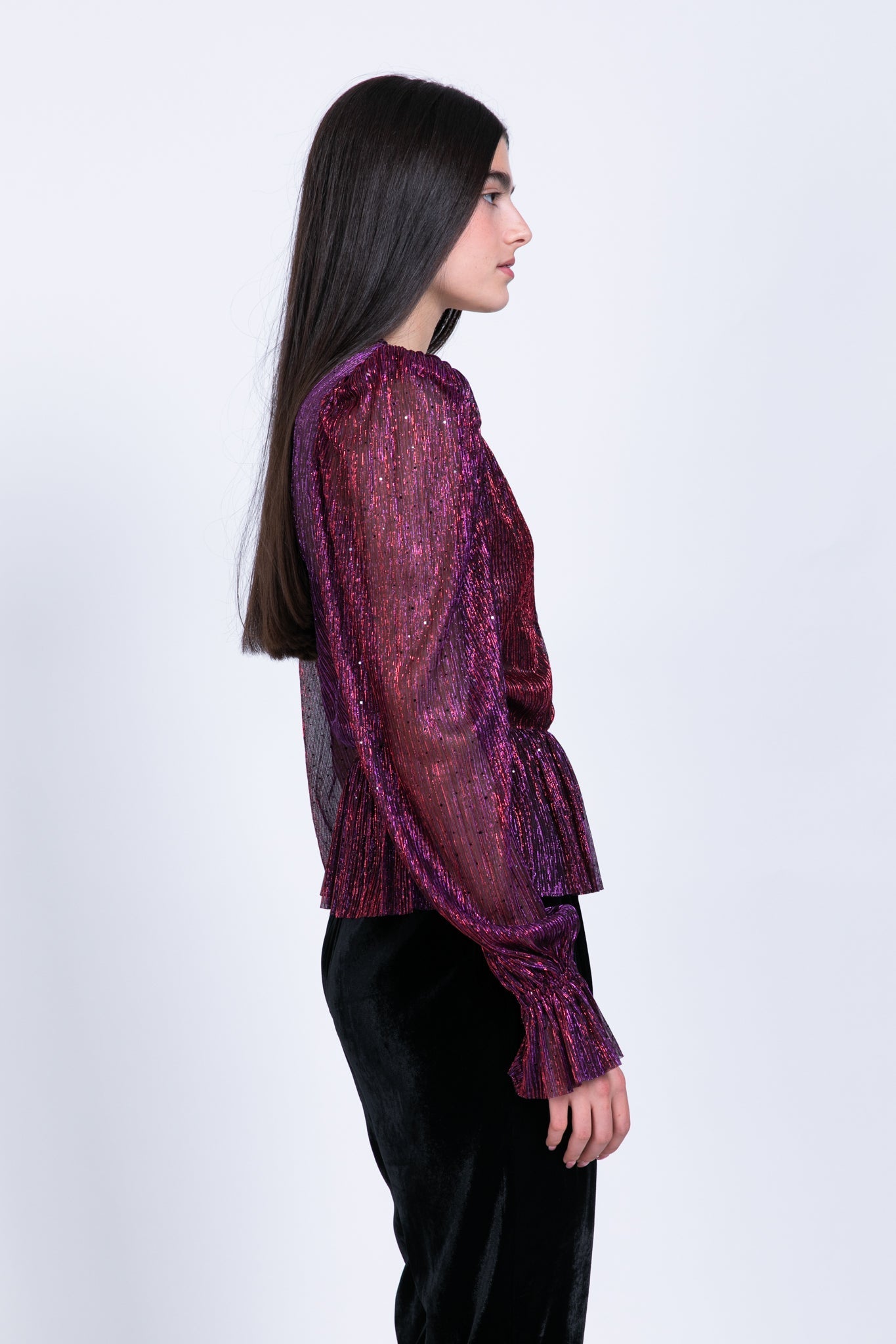 SABINA MUSAYEV - pleated_knit_w_sequins_multi_red_fw_22_23
