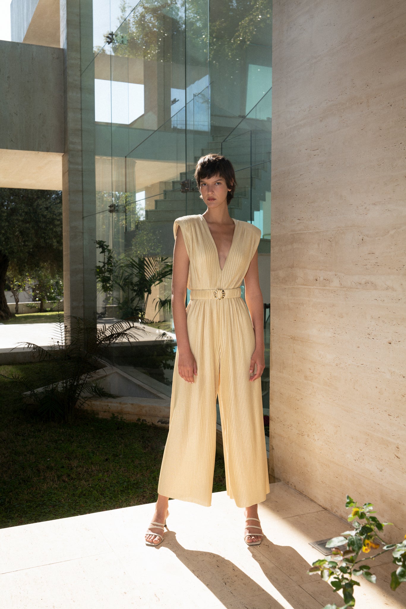 SABINA MUSAYEV - pleated_knit_raffia_ss_22