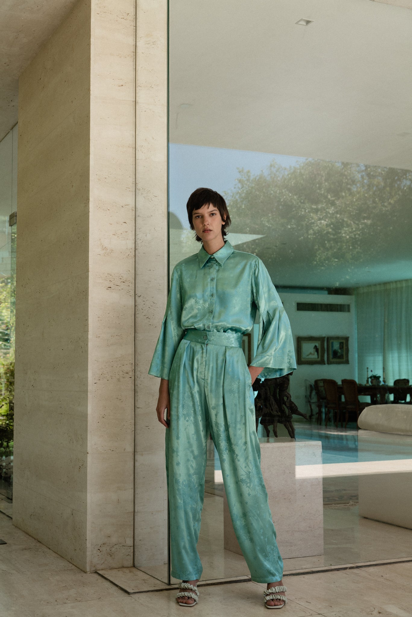 SABINA MUSAYEV - satin_viscose_blend_spermint_ss_22