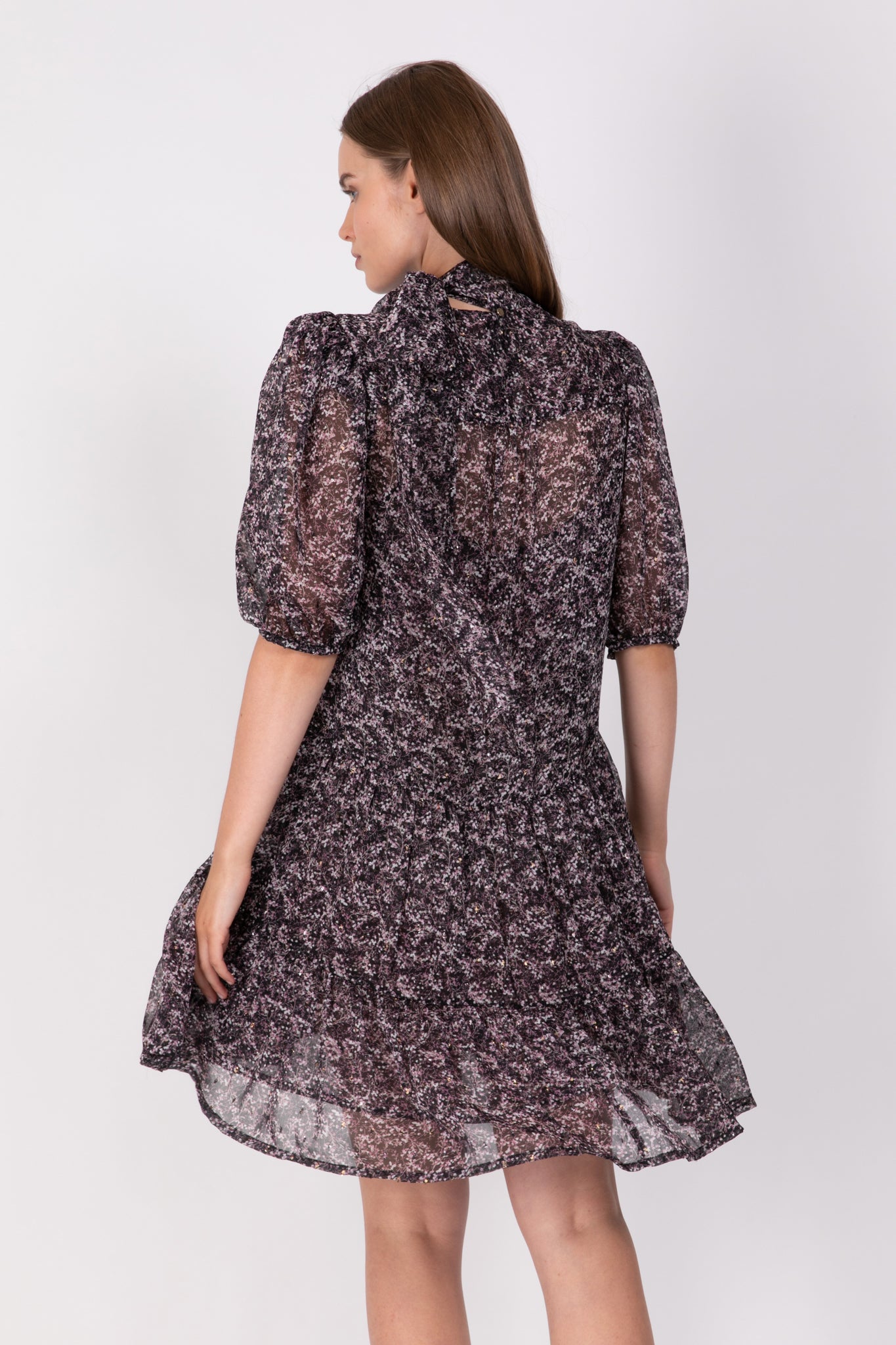 SABINA MUSAYEV - printed_chiffon_w_plumetti_black_ss_22