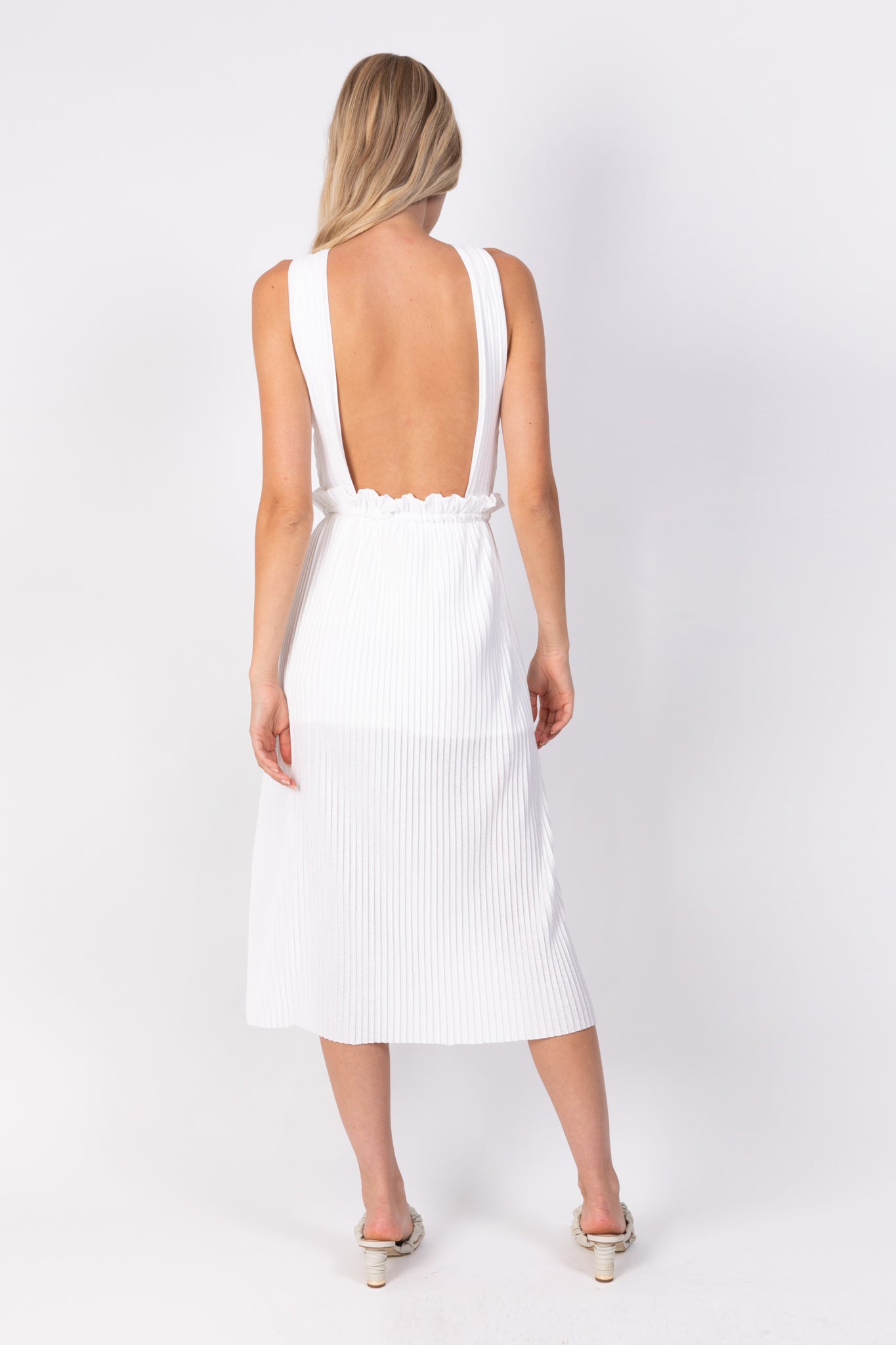 SABINA MUSAYEV - pleated_knit_white_ss_22