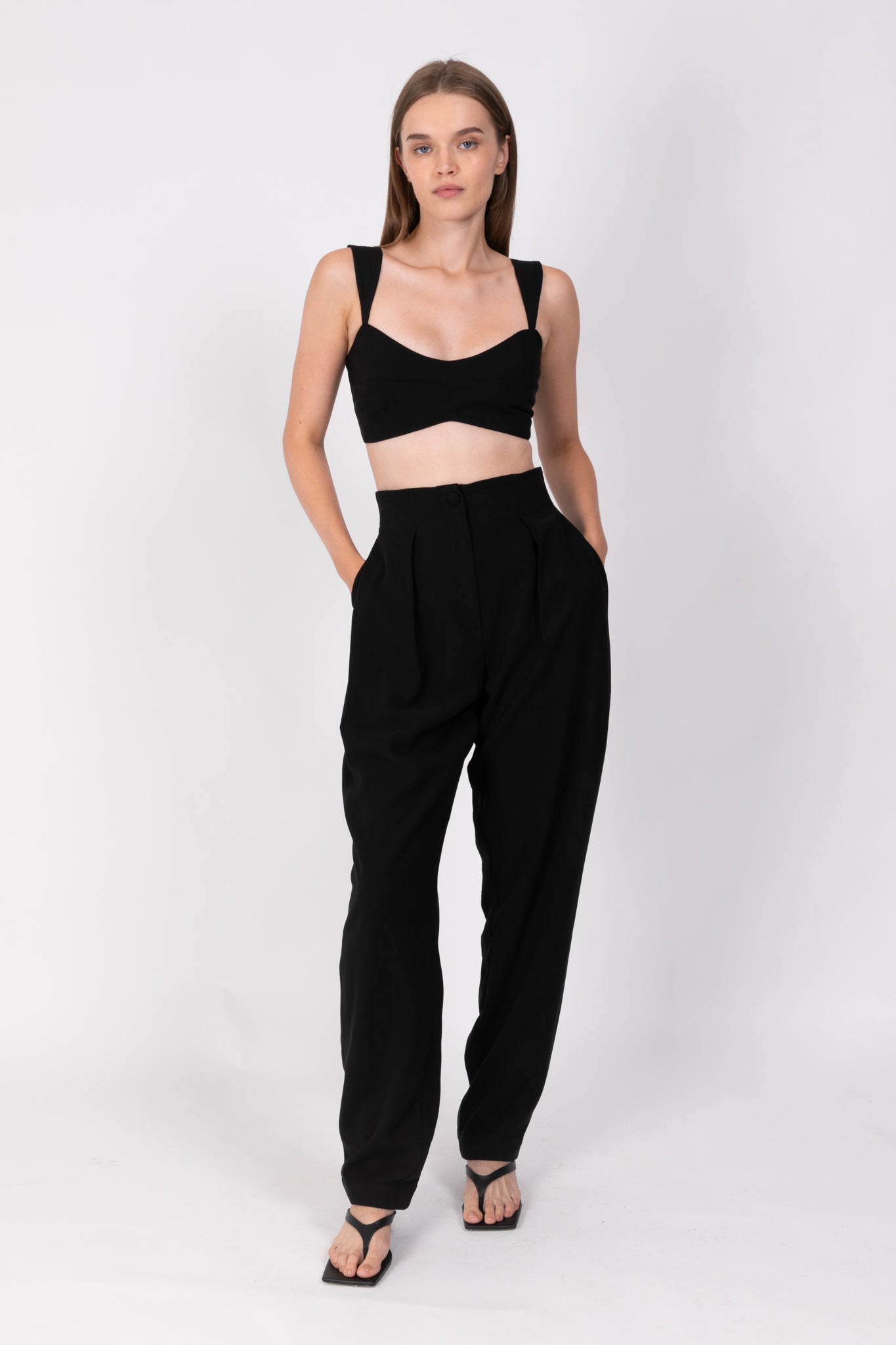 SABINA MUSAYEV - diagonal_viscose_blend_black_ss_22