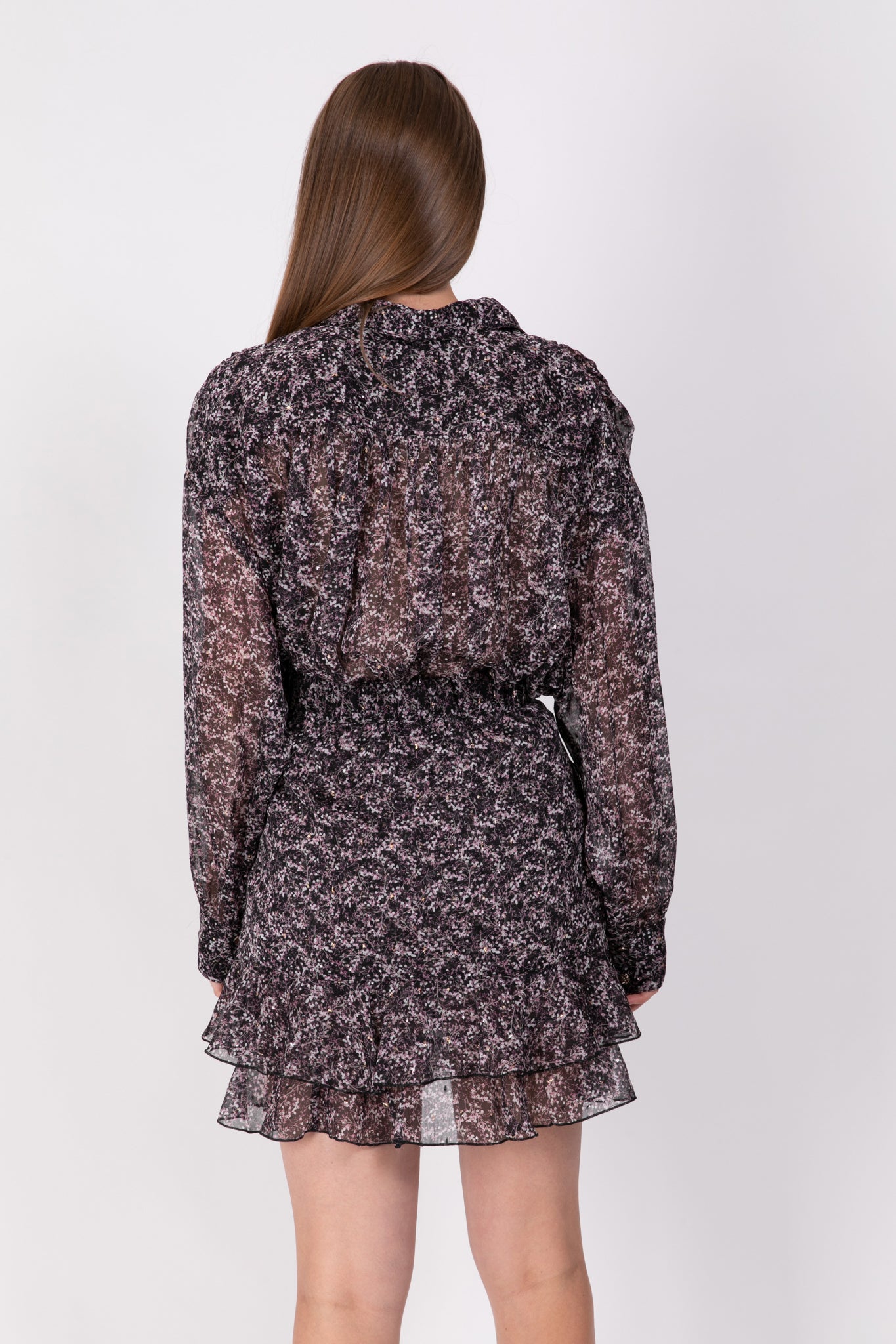 SABINA MUSAYEV - printed_chiffon_w_plumetti_black_ss_22