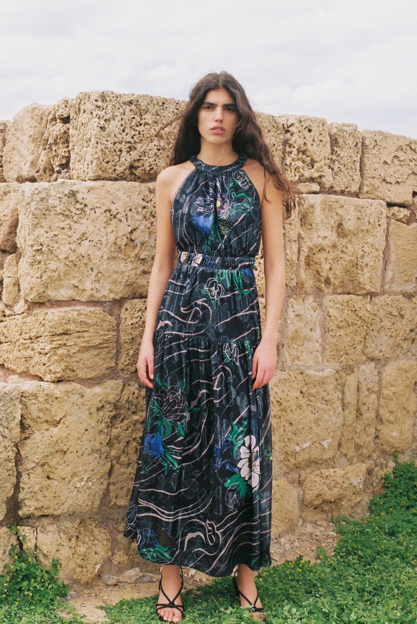 SABINA MUSAYEV - floating_garden_jacquard_organza_black_23