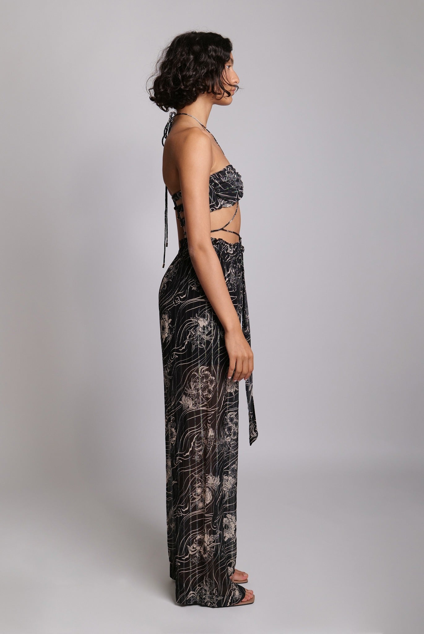 SABINA MUSAYEV - passion_flower_silk_chiffon_black
