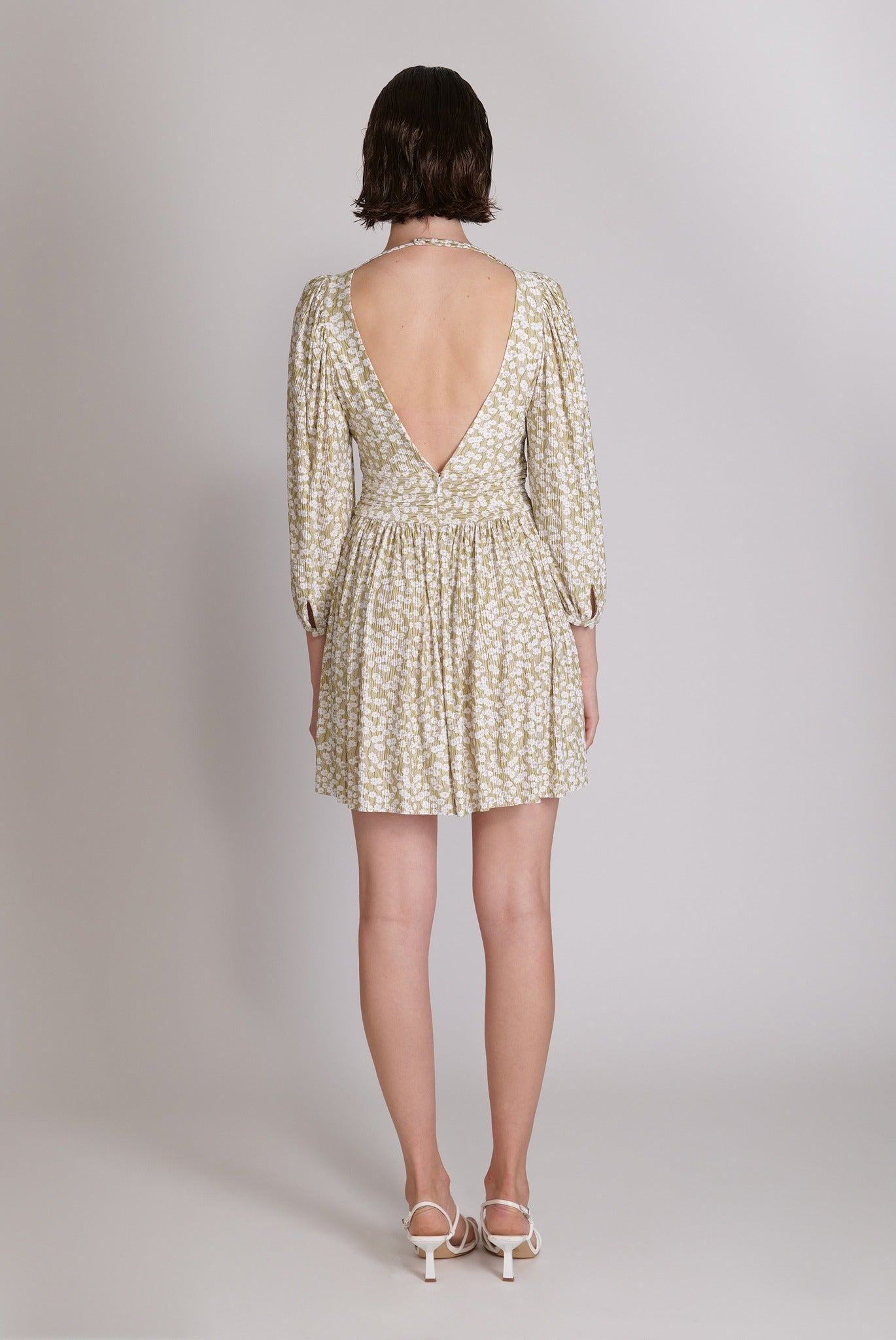 SABINA MUSAYEV - botanical_vine_pleated_knit_lime