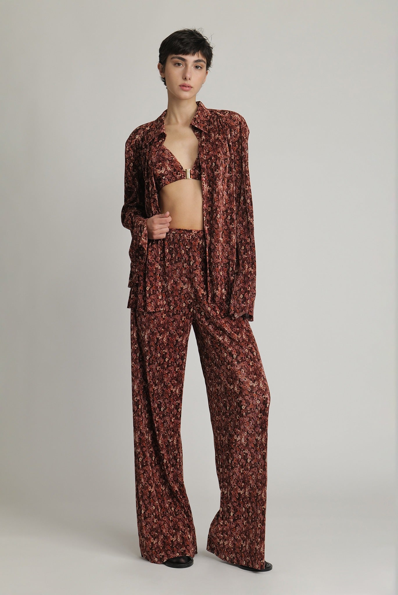 SABINA MUSAYEV - flora_pleated_knit_ruby_print_fw_23_34