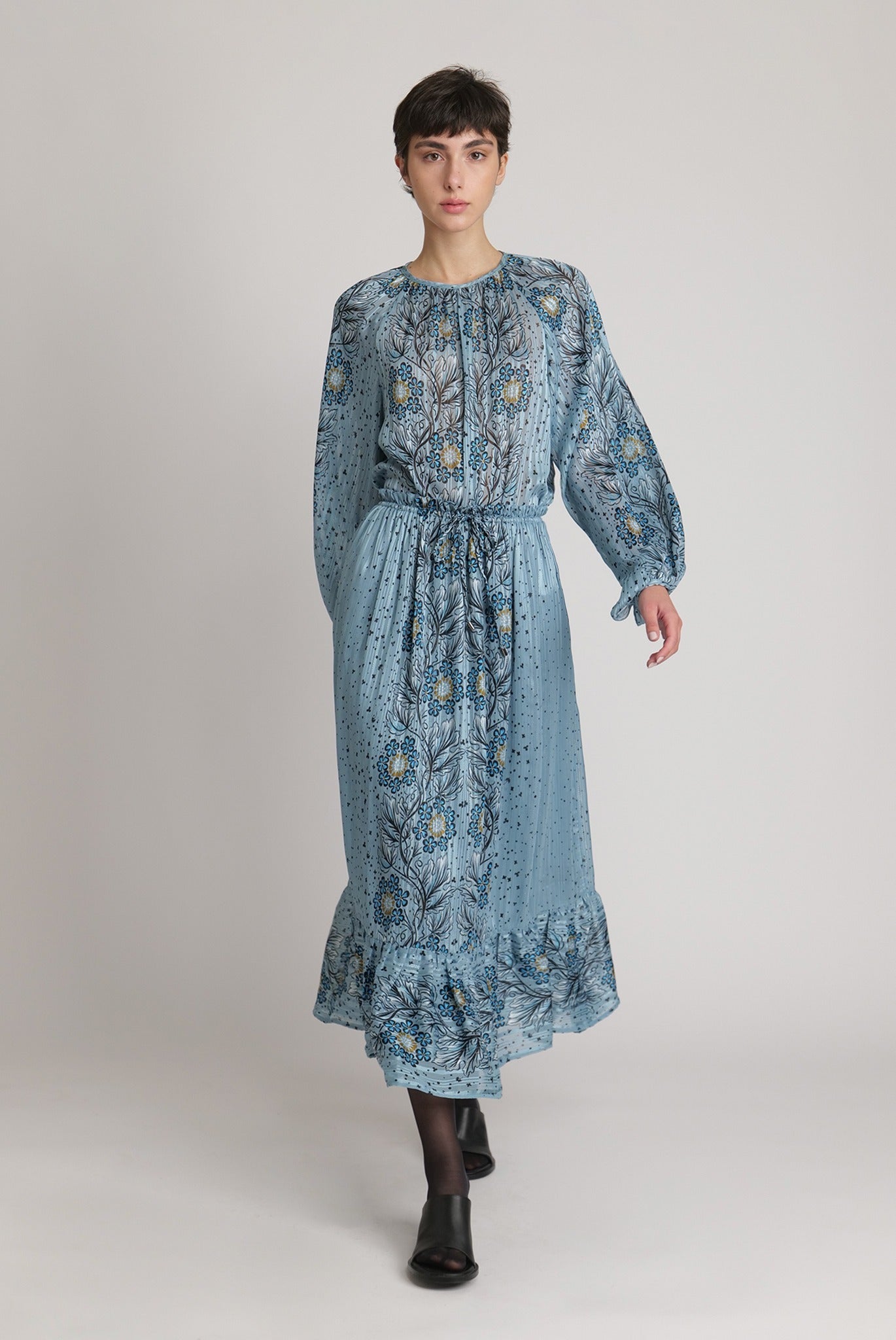 SABINA MUSAYEV - fall_blossom_chiffon_w_lurex_blue_topaz_fw_23_24