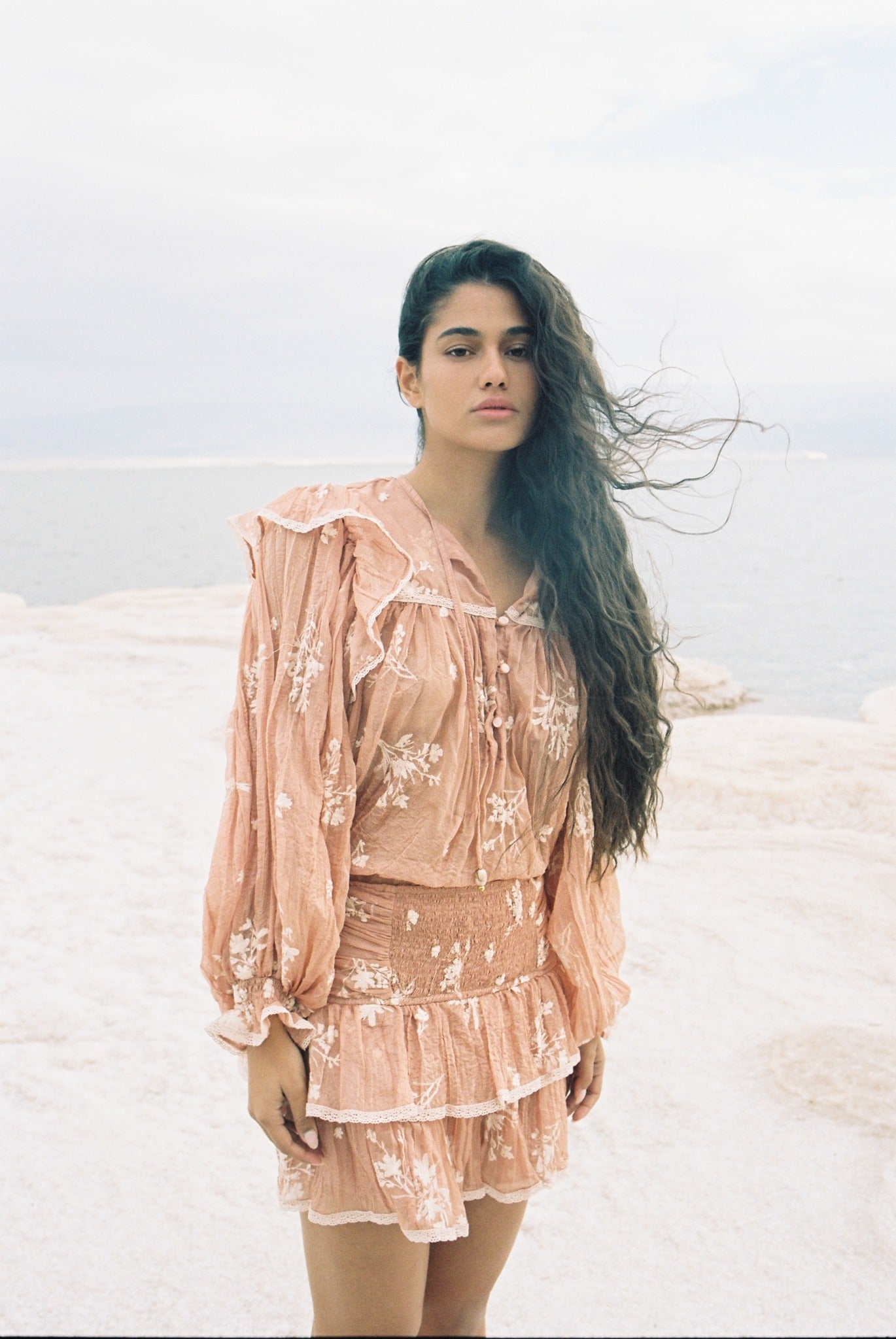 SABINA MUSAYEV - pleated_chiffon_w_embroidery_blush_spring_24