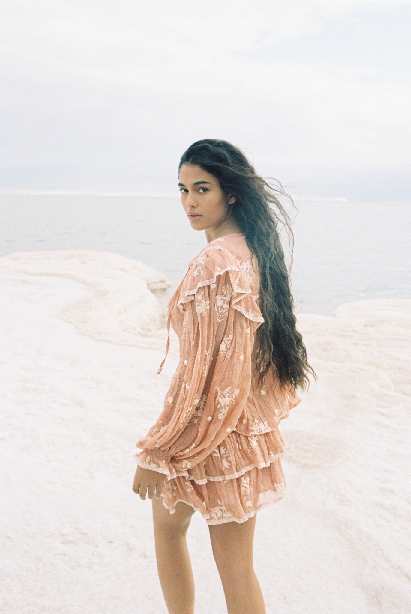 SABINA MUSAYEV - pleated_chiffon_w_embroidery_blush_spring_24