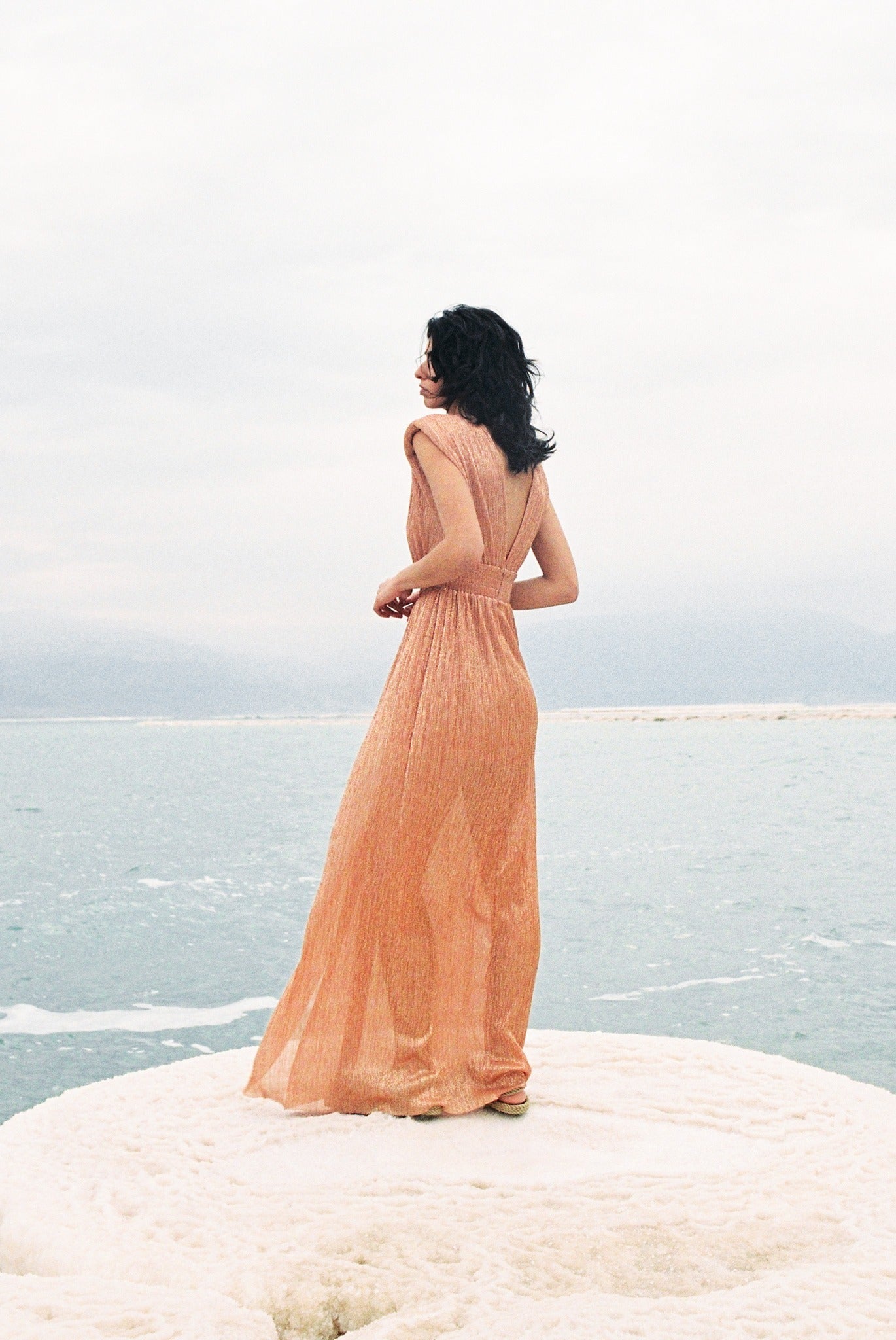 SABINA MUSAYEV - ray_lurex_w_sprinkled_foil_mandarine_spring_24