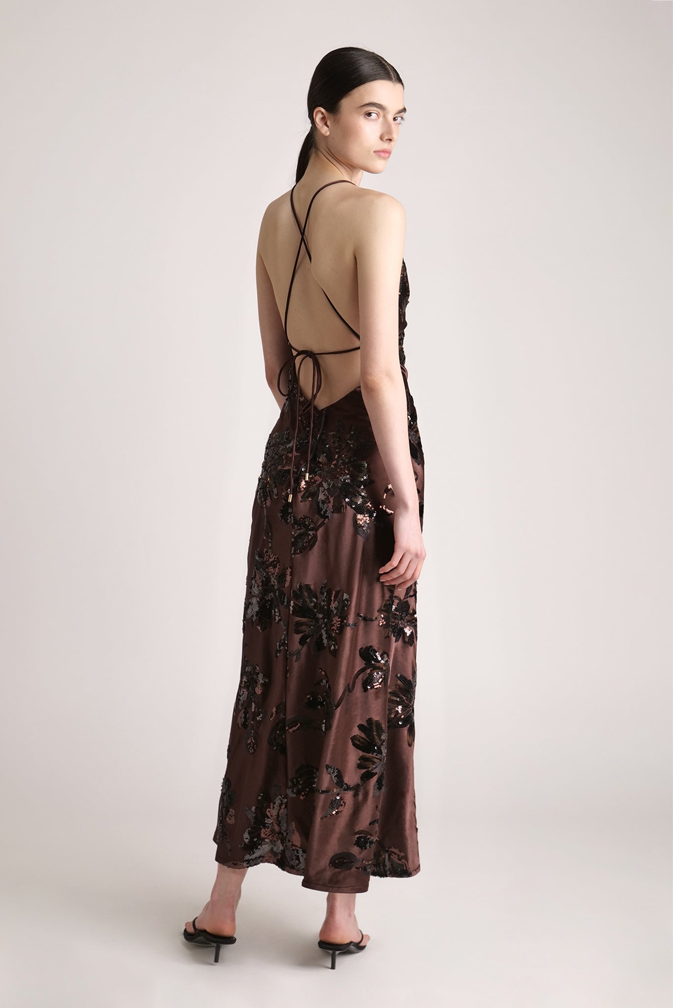 SABINA MUSAYEV - blossom_sequins_on_satin_dark_brown_spring_24