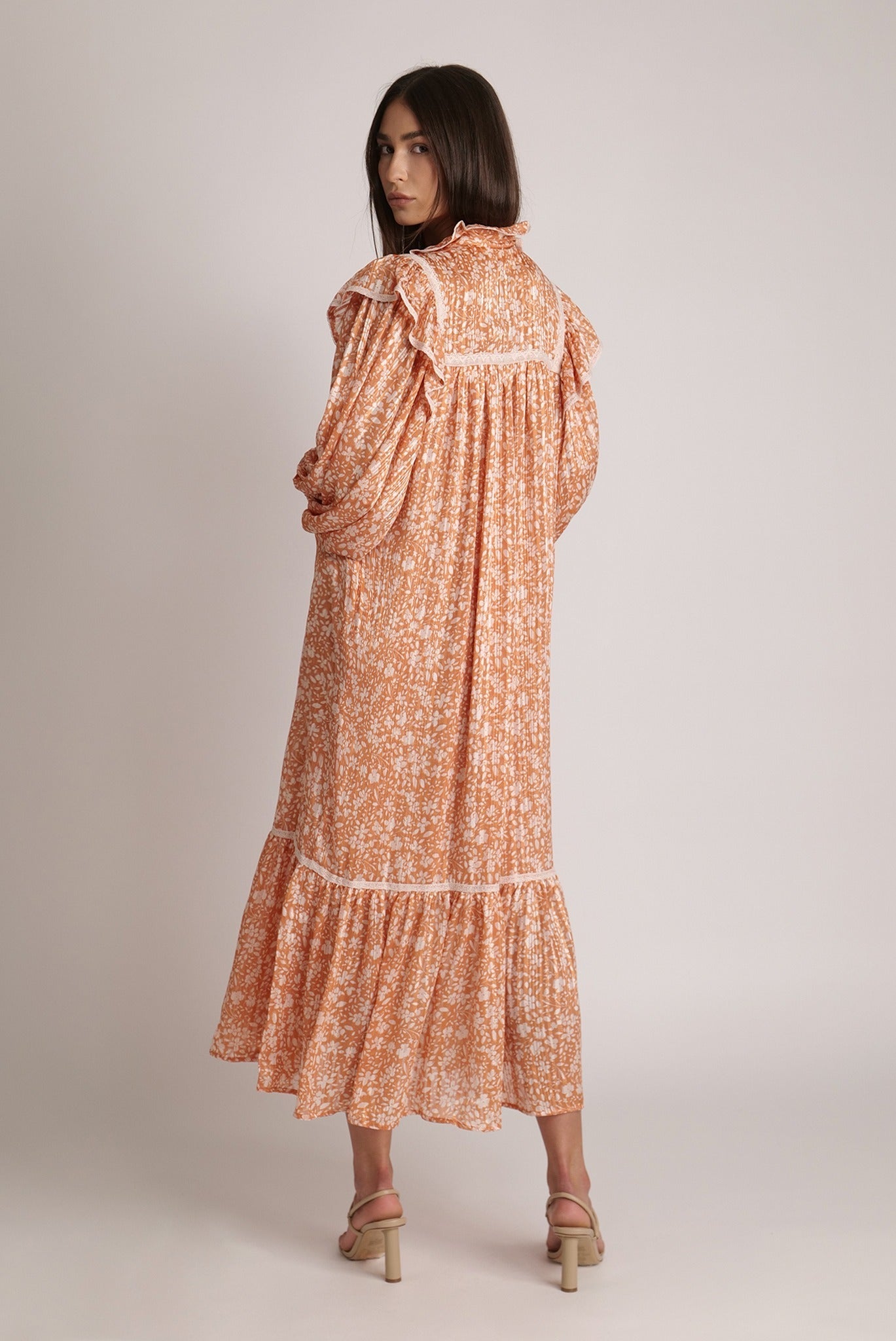 SABINA MUSAYEV - floral_chiffon_w_lurex_tangerine_print_spring_24