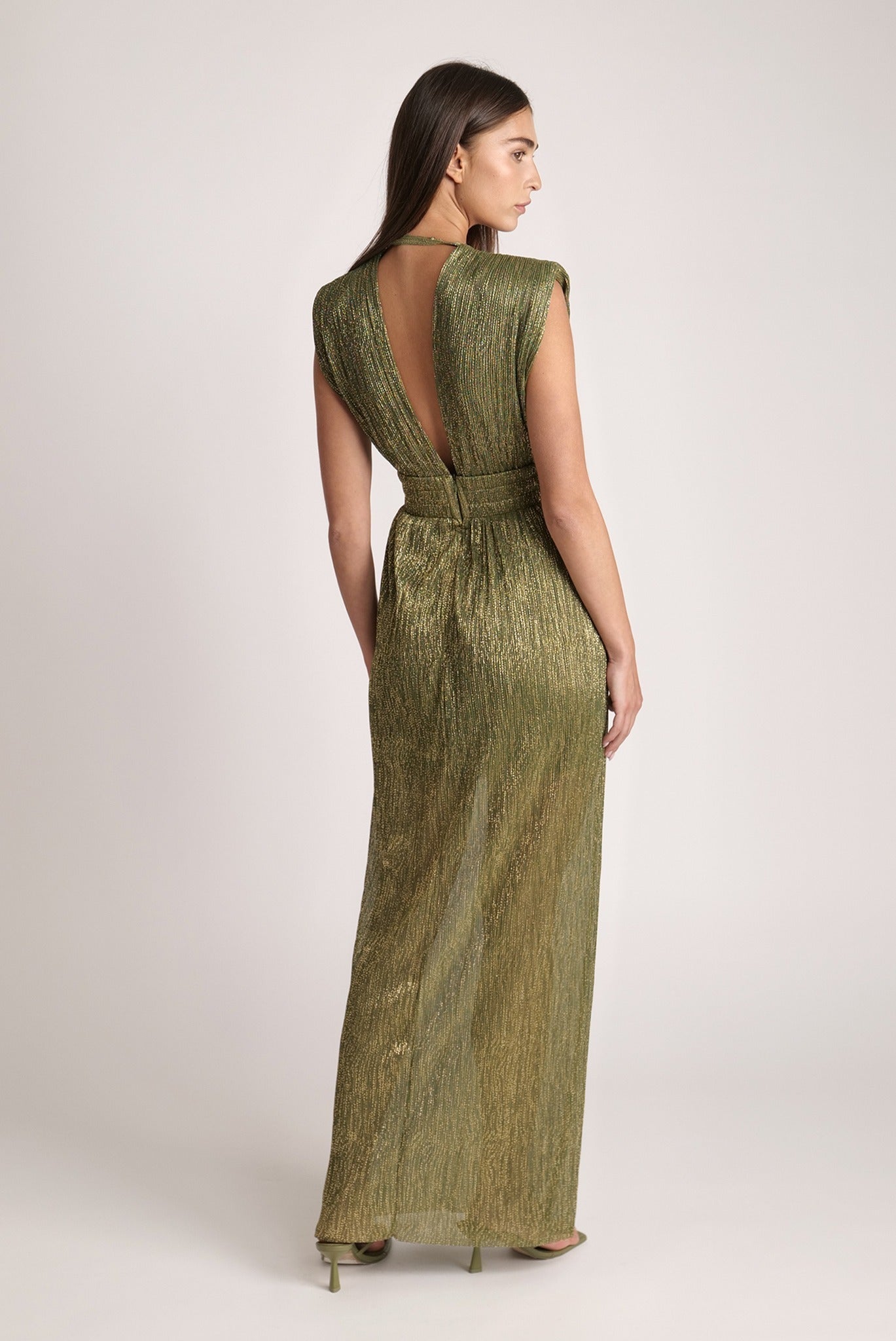 SABINA MUSAYEV - ray_lurex_w_sprinkled_foil_moss_green_spring_24