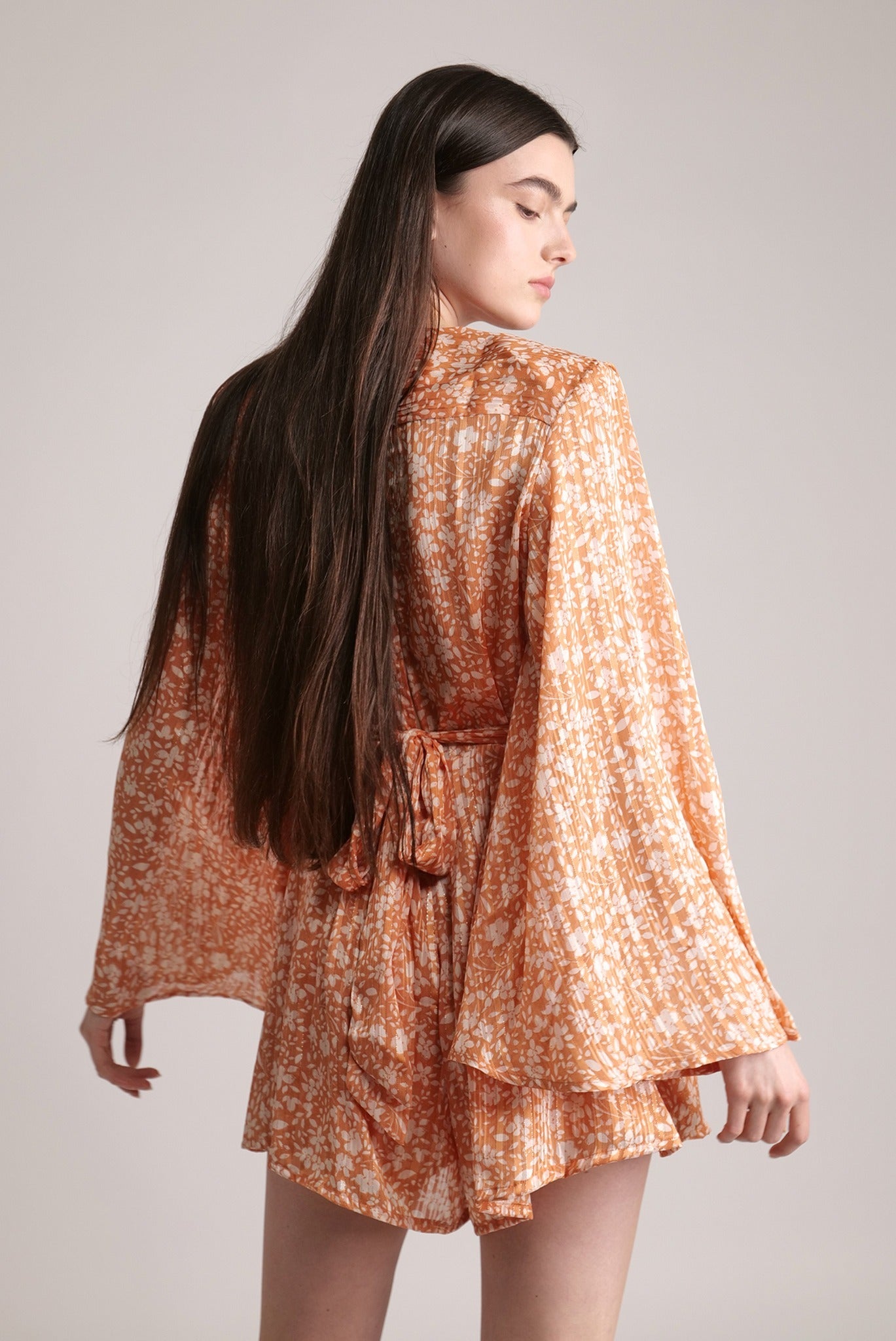 SABINA MUSAYEV - floral_chiffon_w_lurex_tangerine_print_spring_24