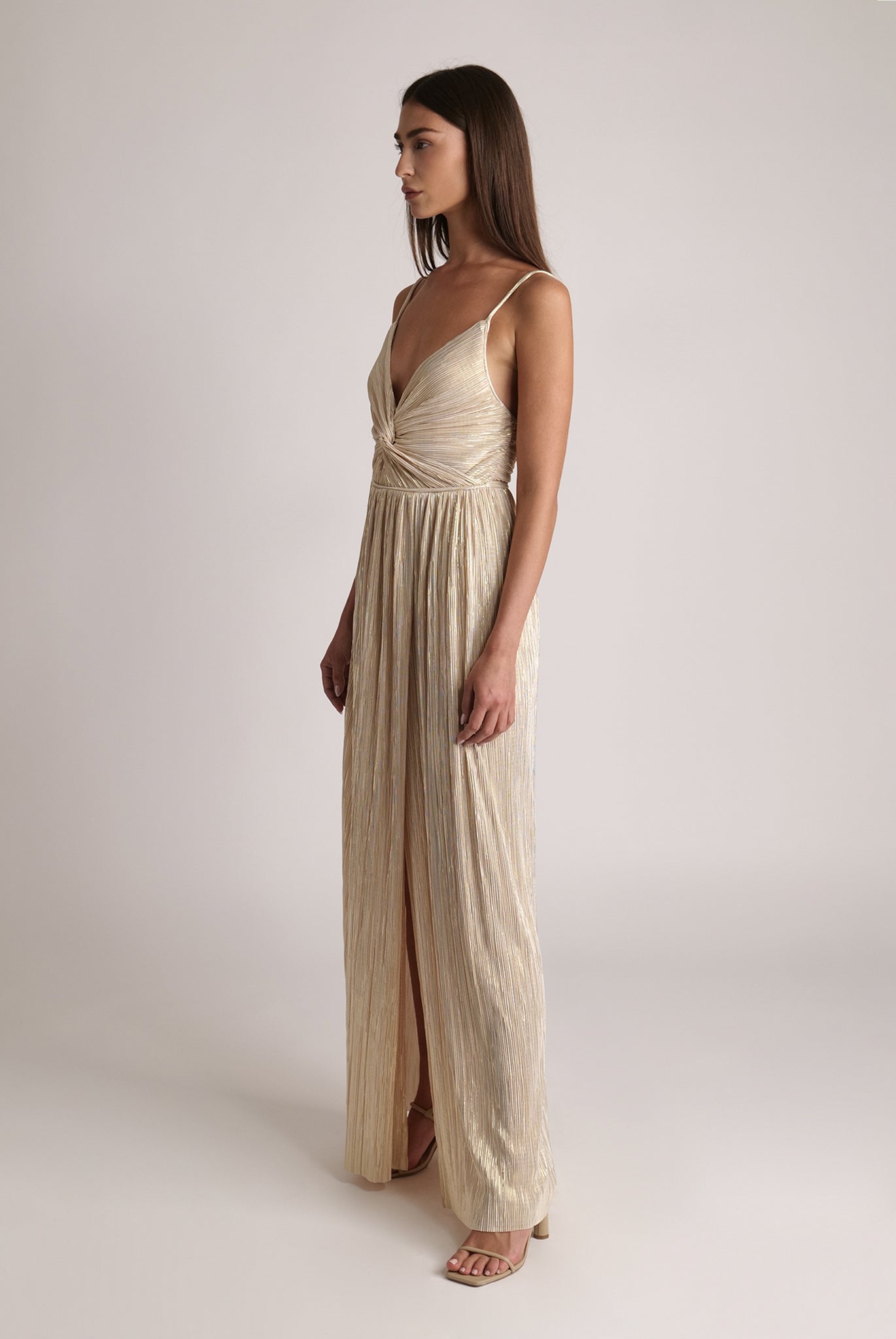 SABINA MUSAYEV - pleated_knit_w_foil_sandstone_spring_24