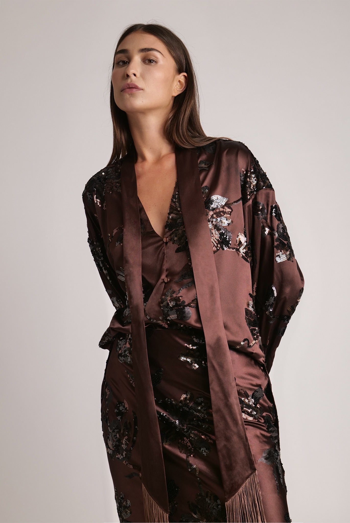 SABINA MUSAYEV - blossom_sequins_on_satin_dark_brown_spring_24