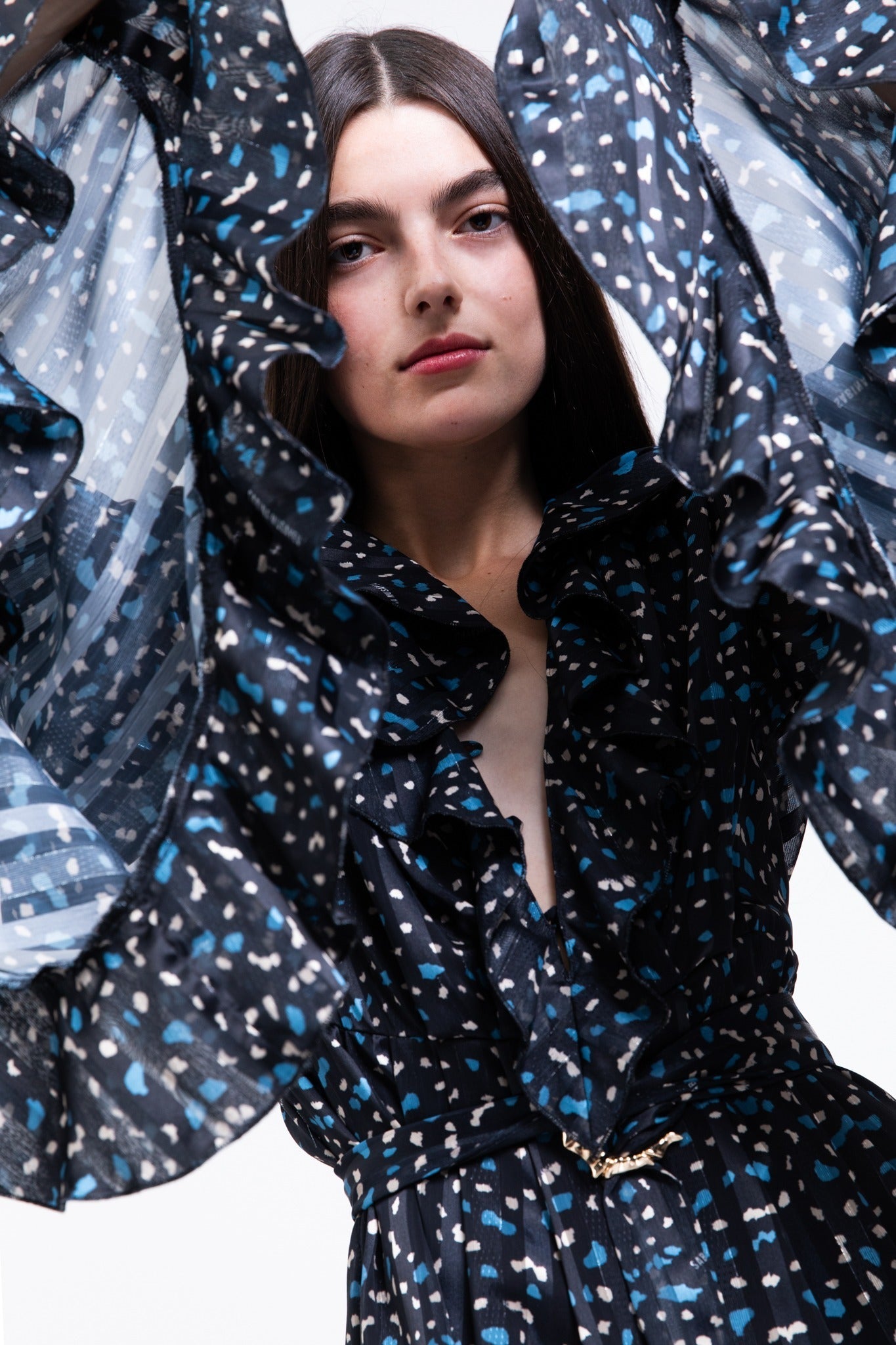 SABINA MUSAYEV - butterfly_print_on_chiffon_black_fw_22_23