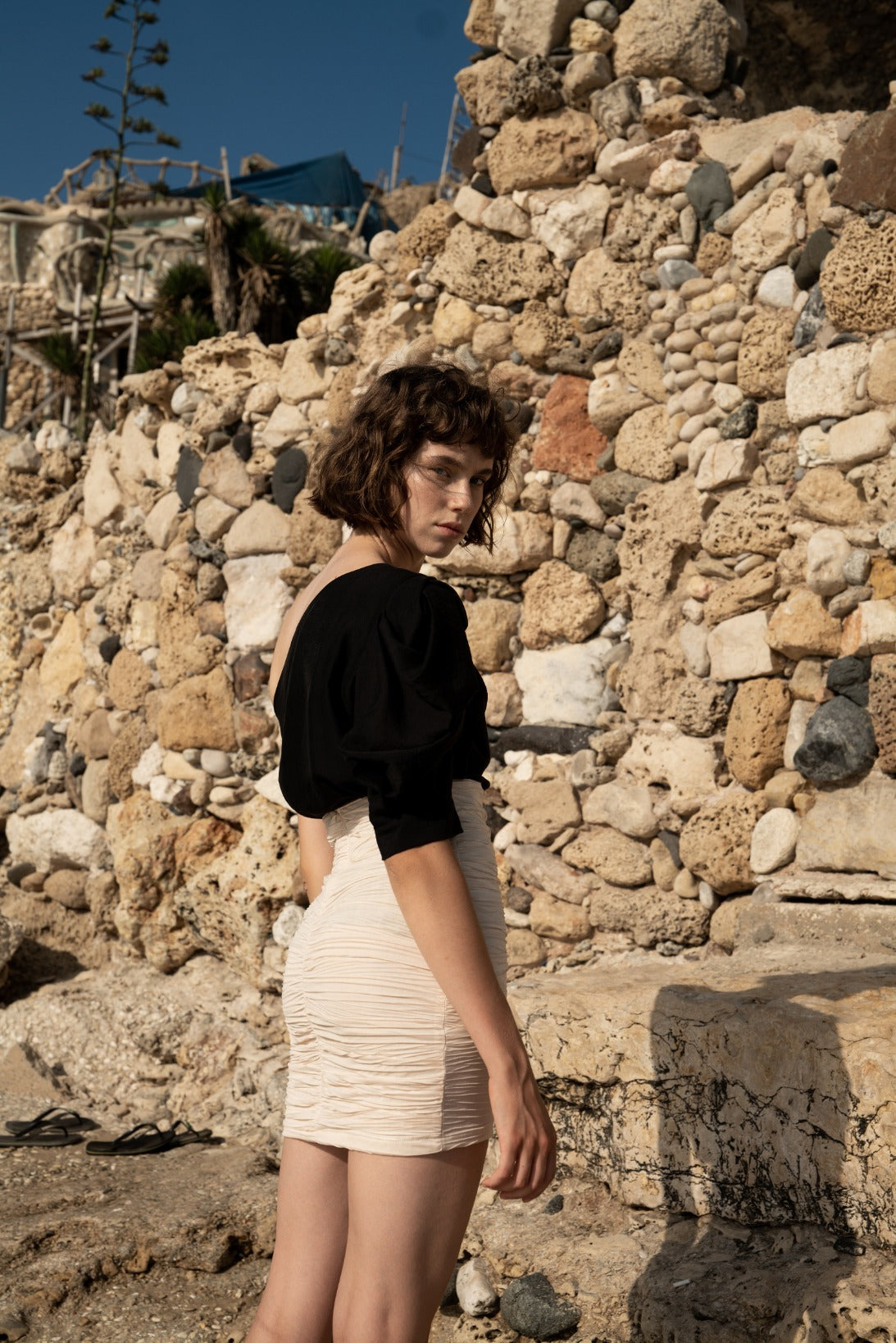 SABINA MUSAYEV - pleated_knit_ivory_ss_21