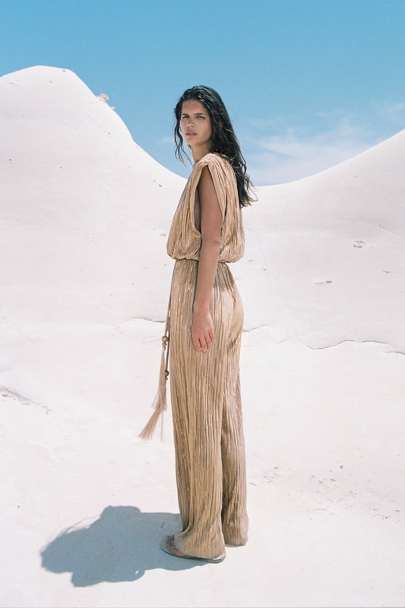SABINA MUSAYEV - pleated_knit_w_foil_pecan_summer_24