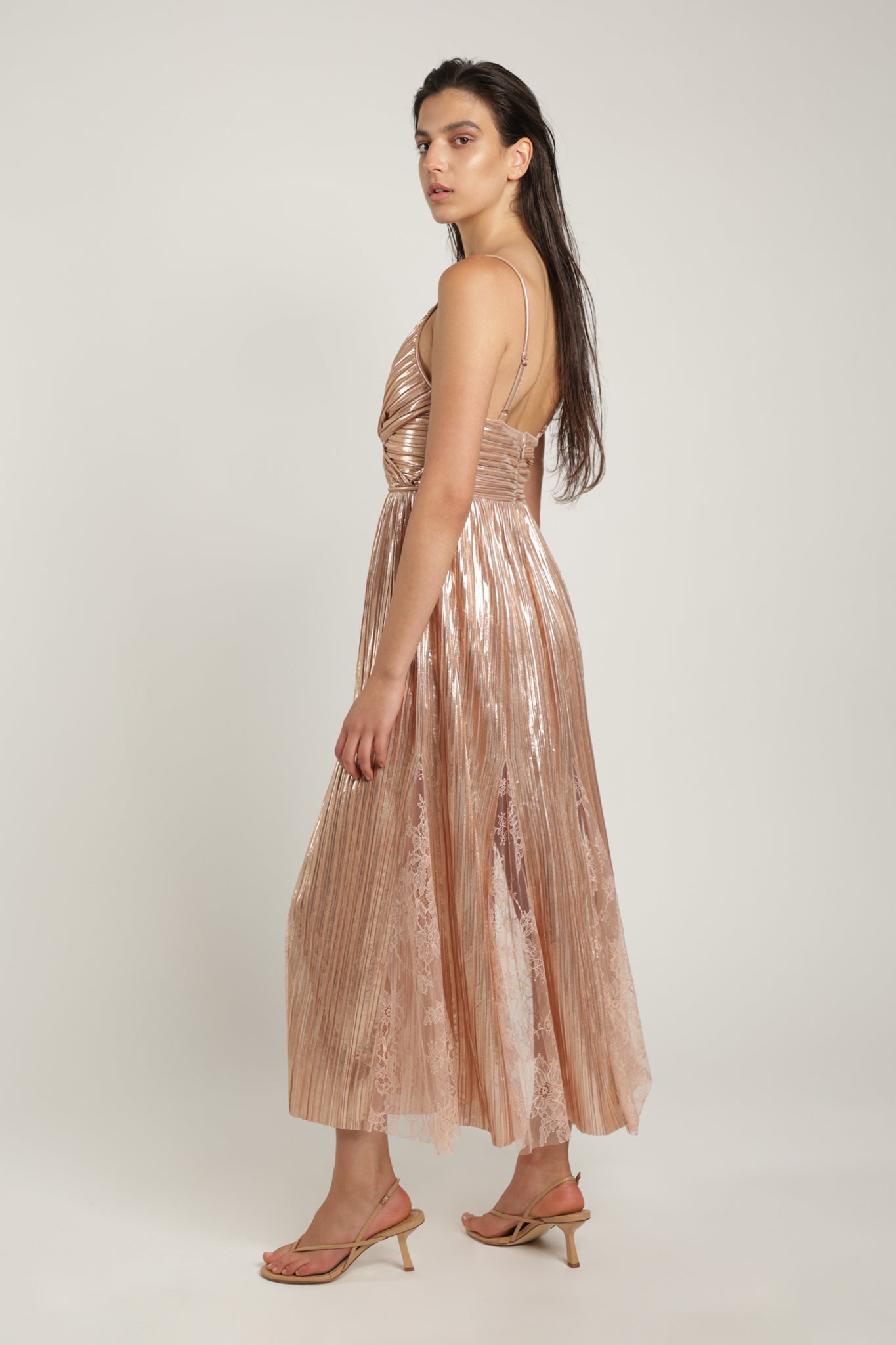 SABINA MUSAYEV - foil_pleated_knit_rose_gold_summer_24