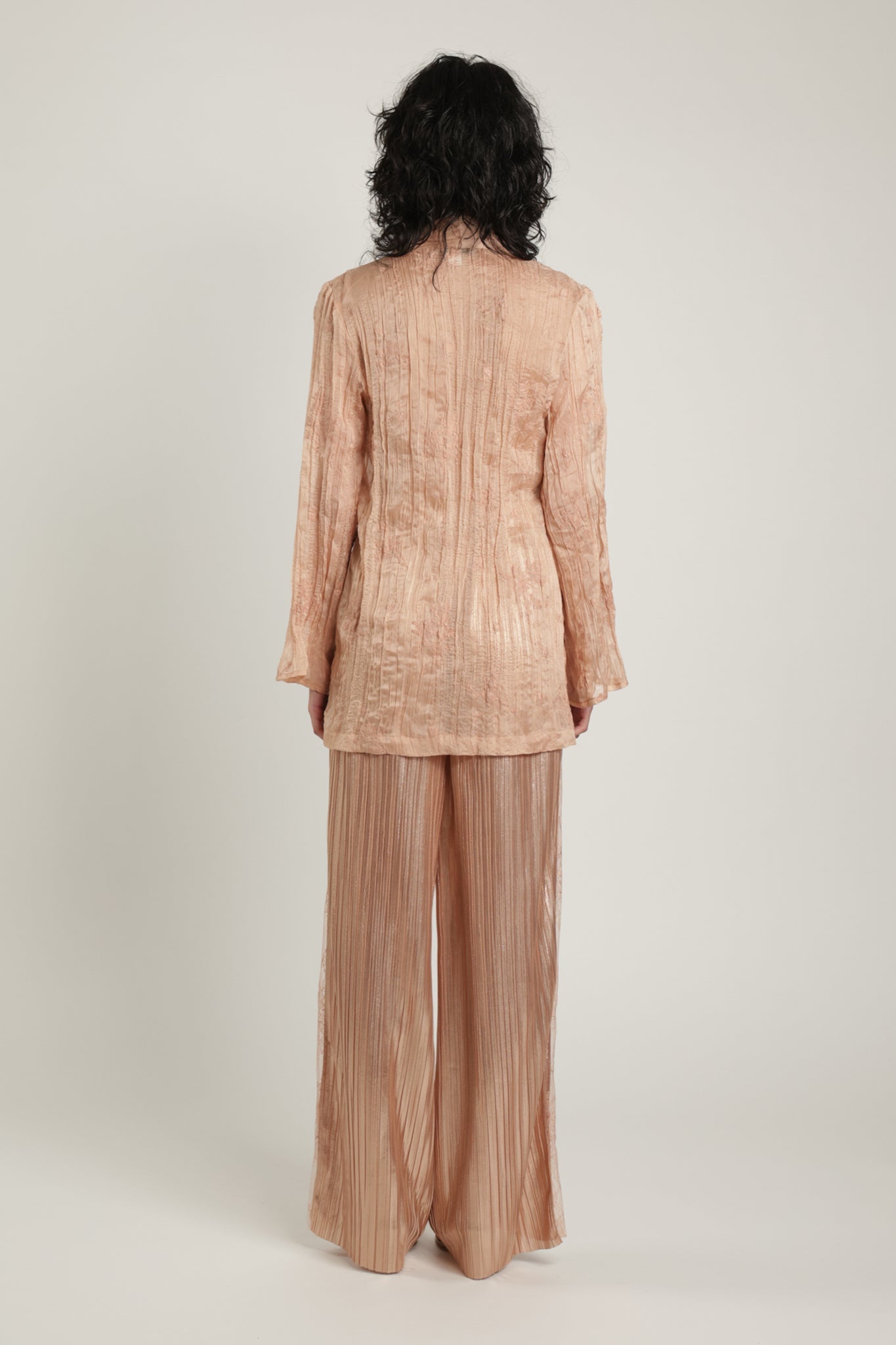 SABINA MUSAYEV - foil_pleated_knit_rose_gold_summer_24