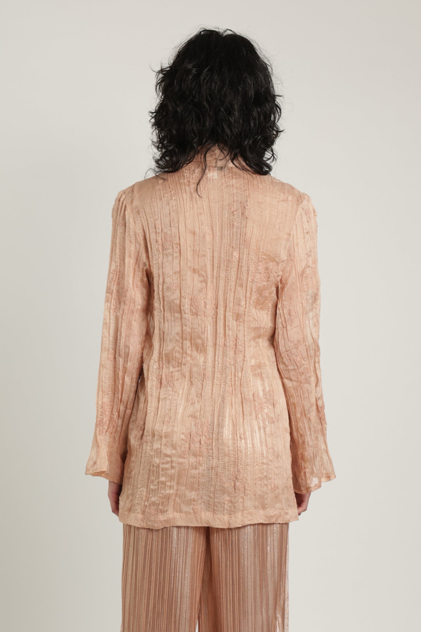 SABINA MUSAYEV - pleated_chiffon_w_emb_cream_latte_summer_24