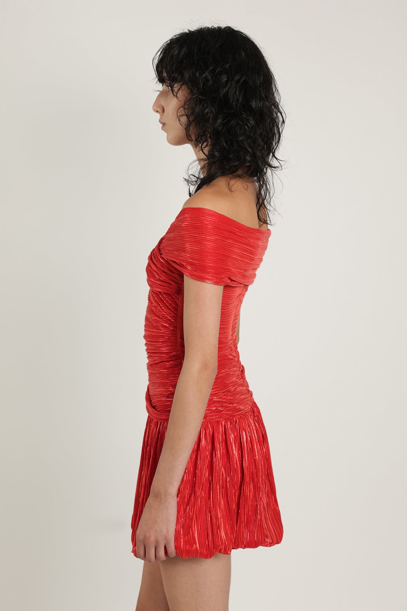SABINA MUSAYEV - pleated_knit_w_foil_radiant_red_summer_24