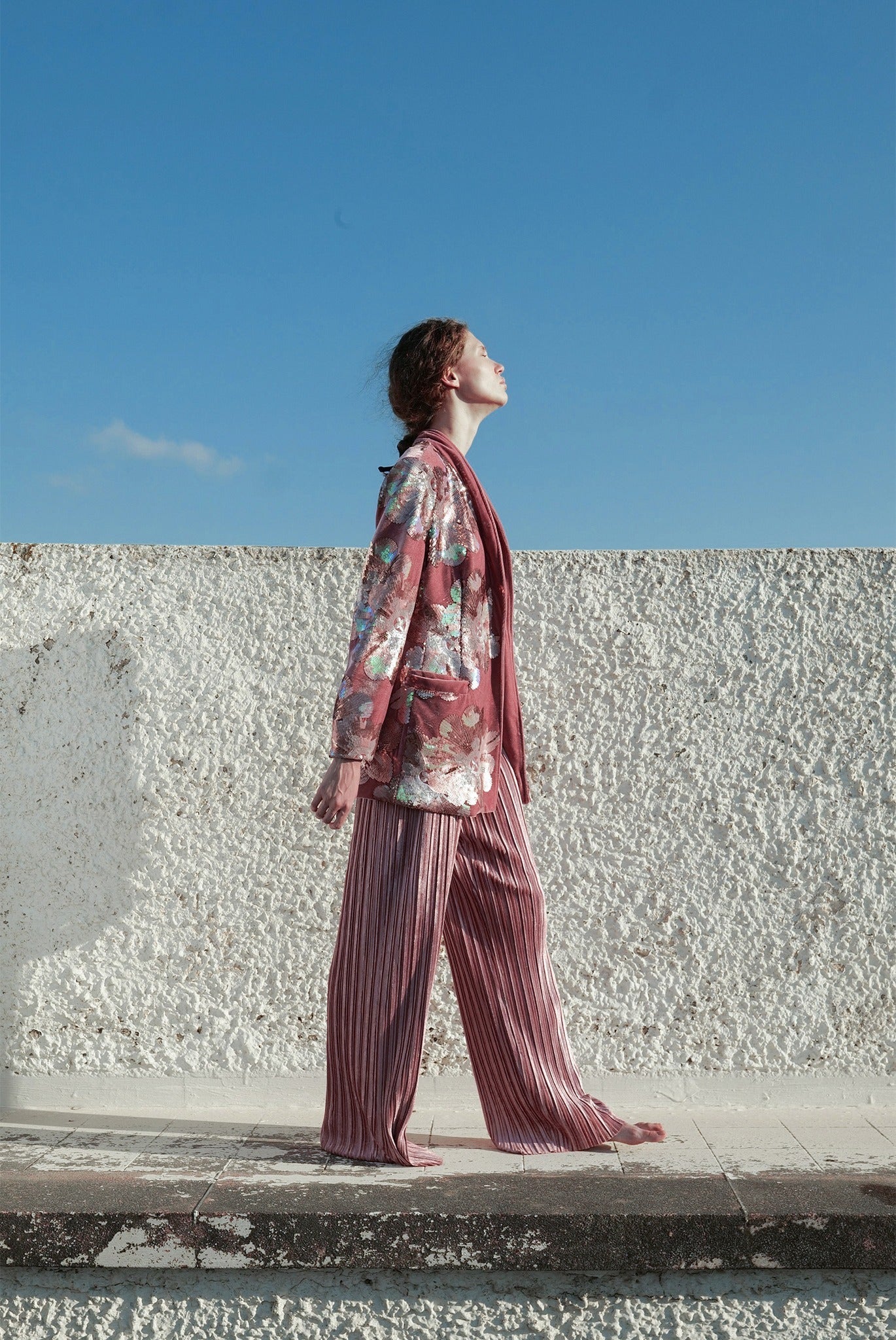 SABINA MUSAYEV - flora_sequins_on_velvet_multi_pink_fw_23_24