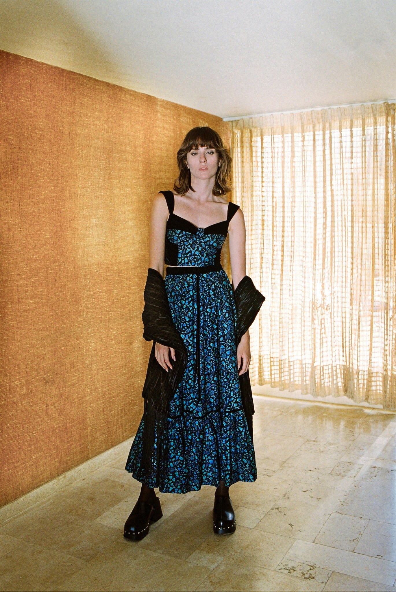 SABINA MUSAYEV - folk_woven_viscose_turquoise_fw_23_24