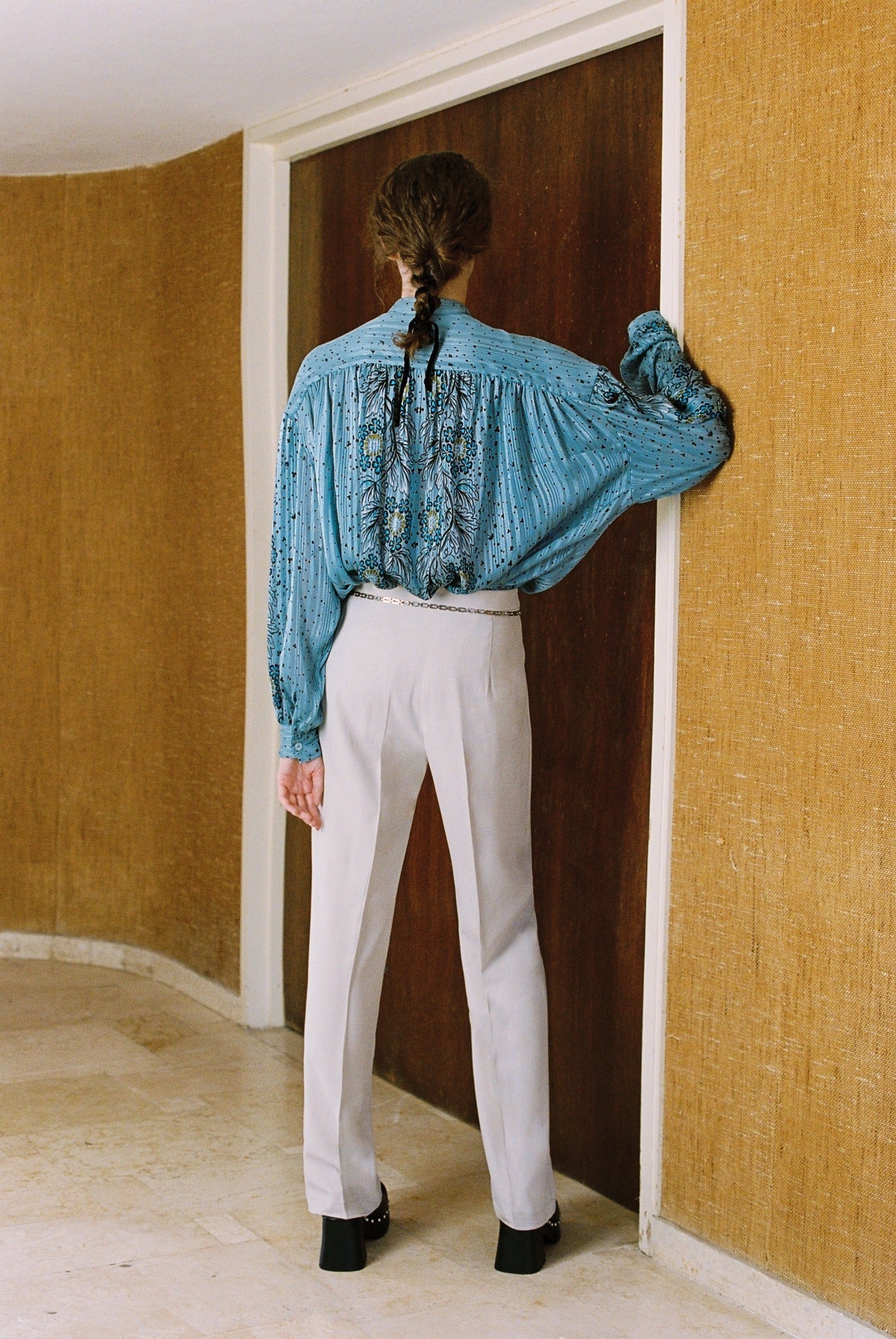 SABINA MUSAYEV - fall_blossom_chiffon_w_lurex_blue_topaz_fw_23_24