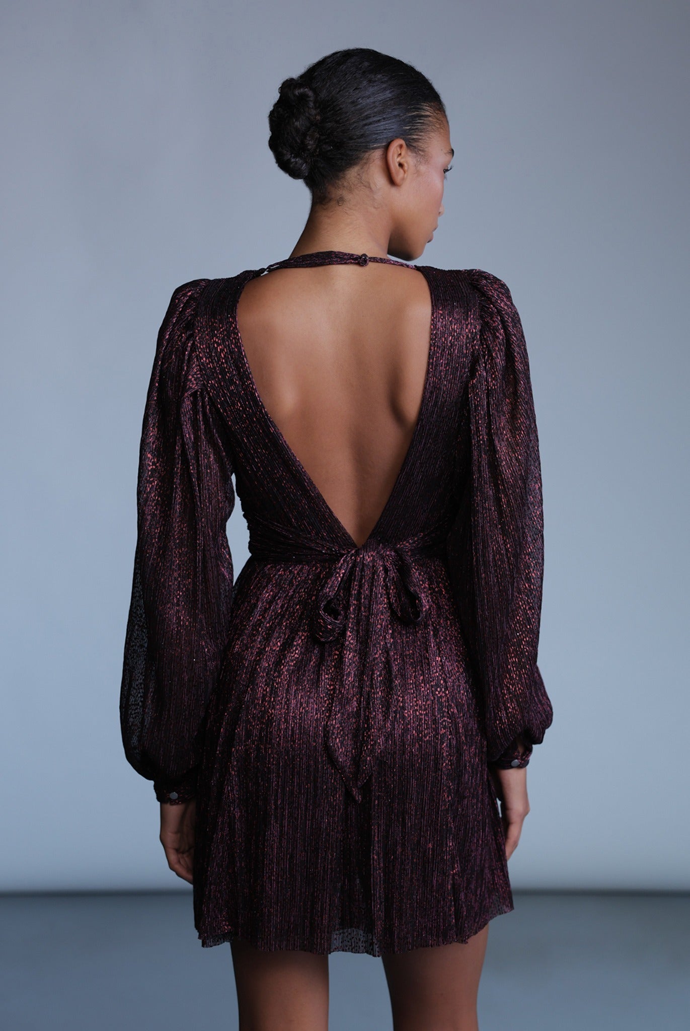 SABINA MUSAYEV - ray_lurex_w_foil_dark_raisin_pre_fall_24_25