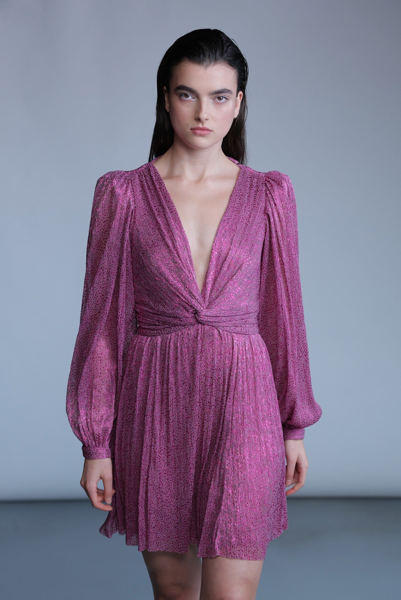 SABINA MUSAYEV - ray_lurex_w_foil_mulberry_pre_fall_24_25