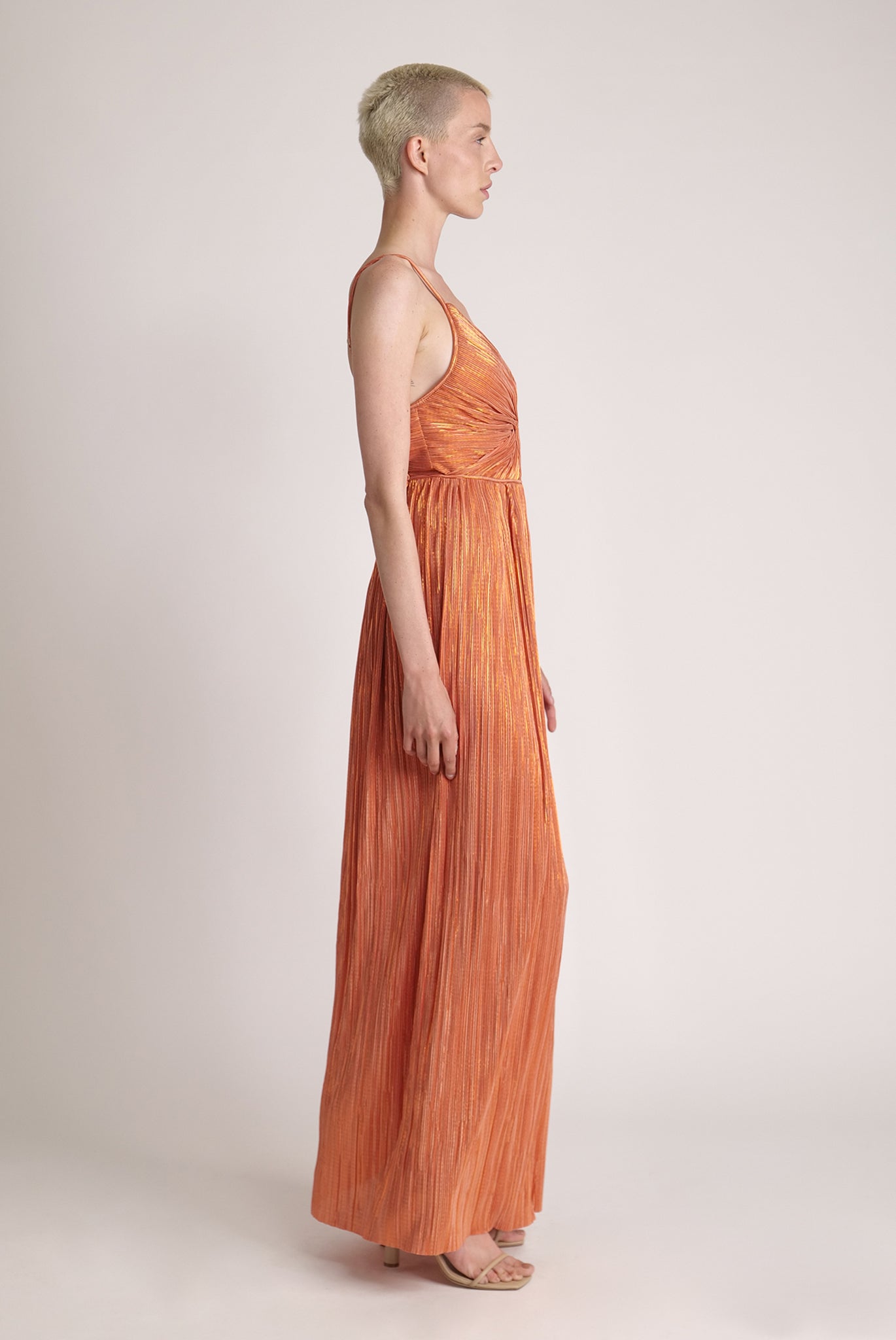 SABINA MUSAYEV - pleated_knit_w_foil_orange_spring_24