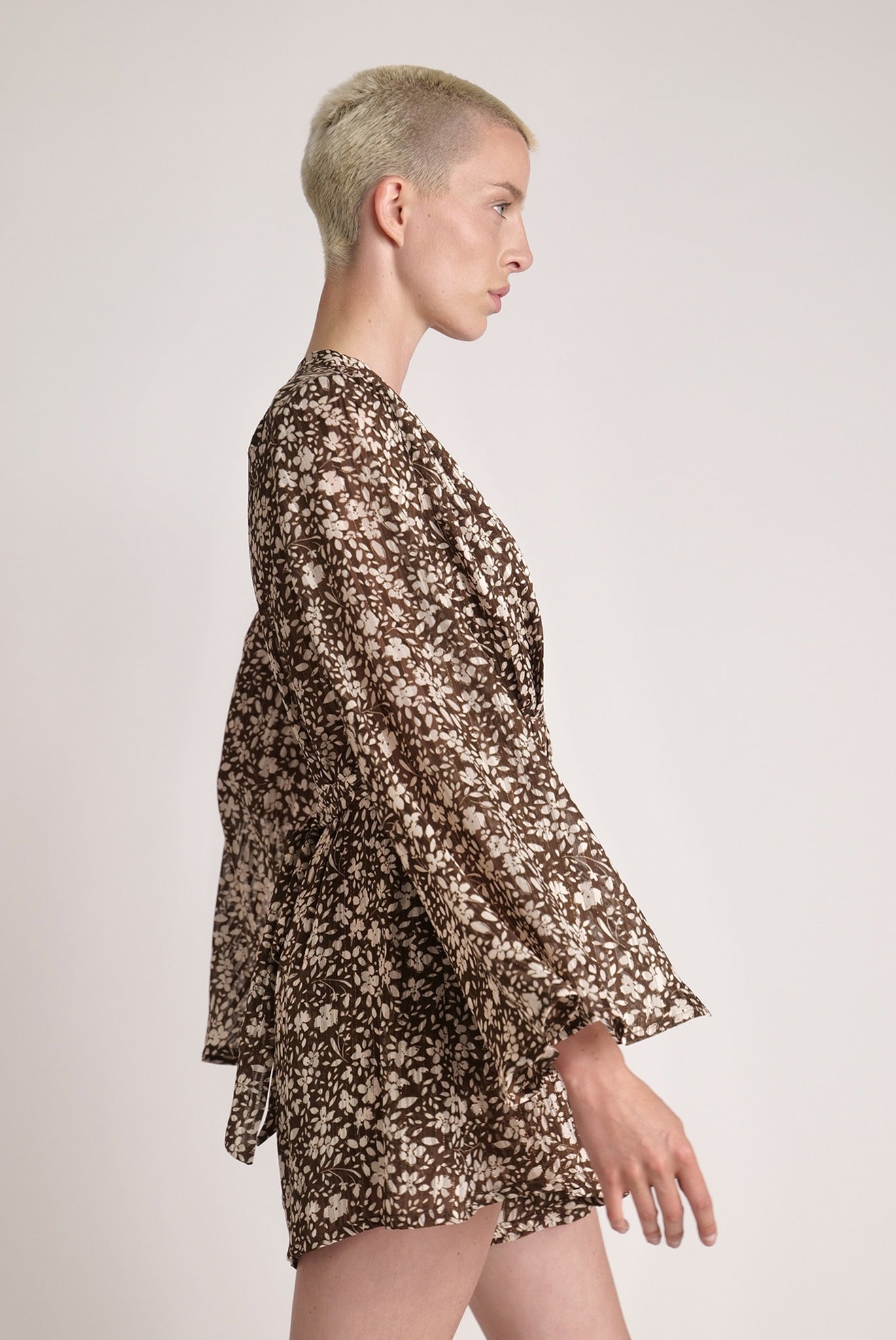 SABINA MUSAYEV - floral_chiffon_w_lurex_brown_print_spring_24