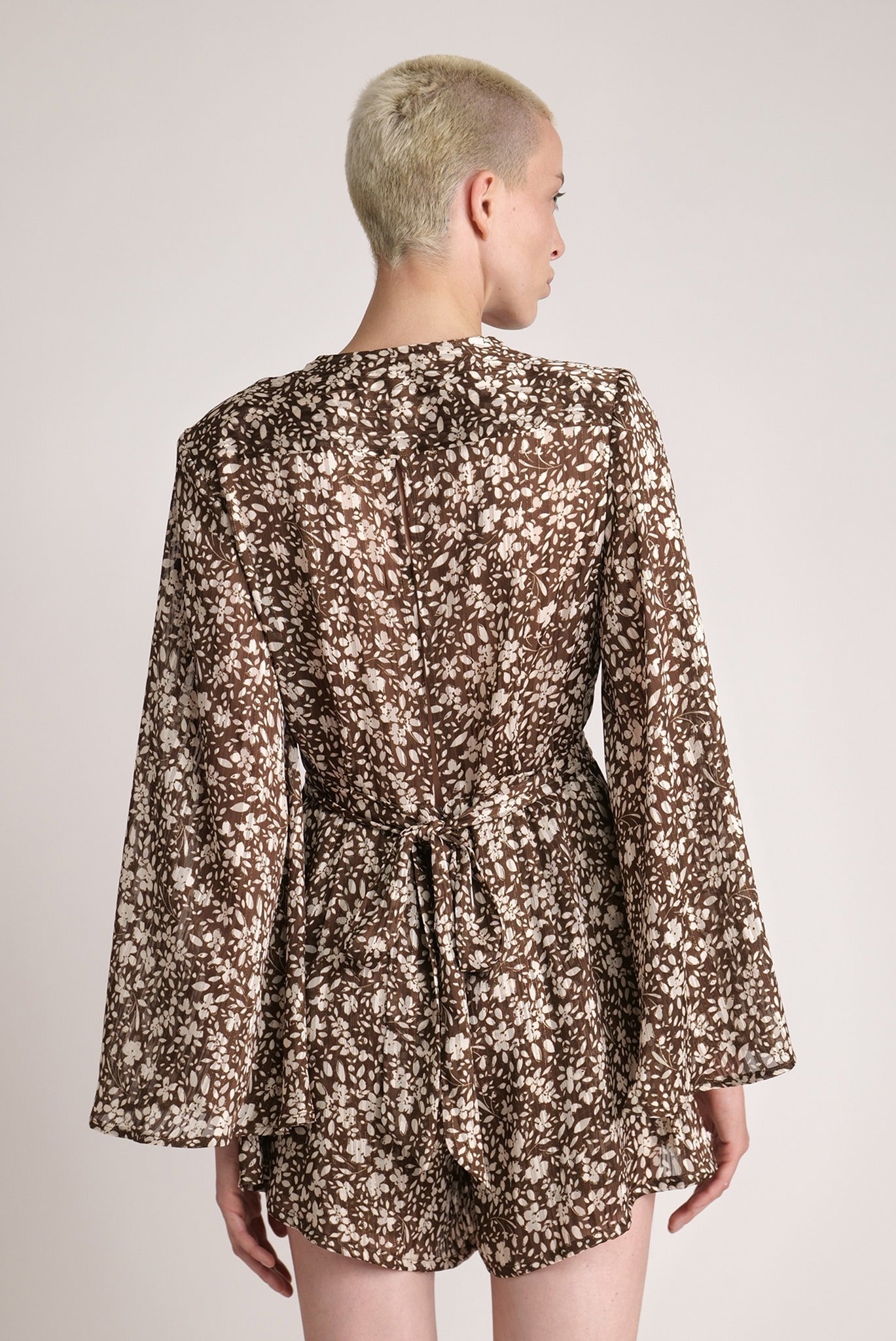 SABINA MUSAYEV - floral_chiffon_w_lurex_brown_print_spring_24