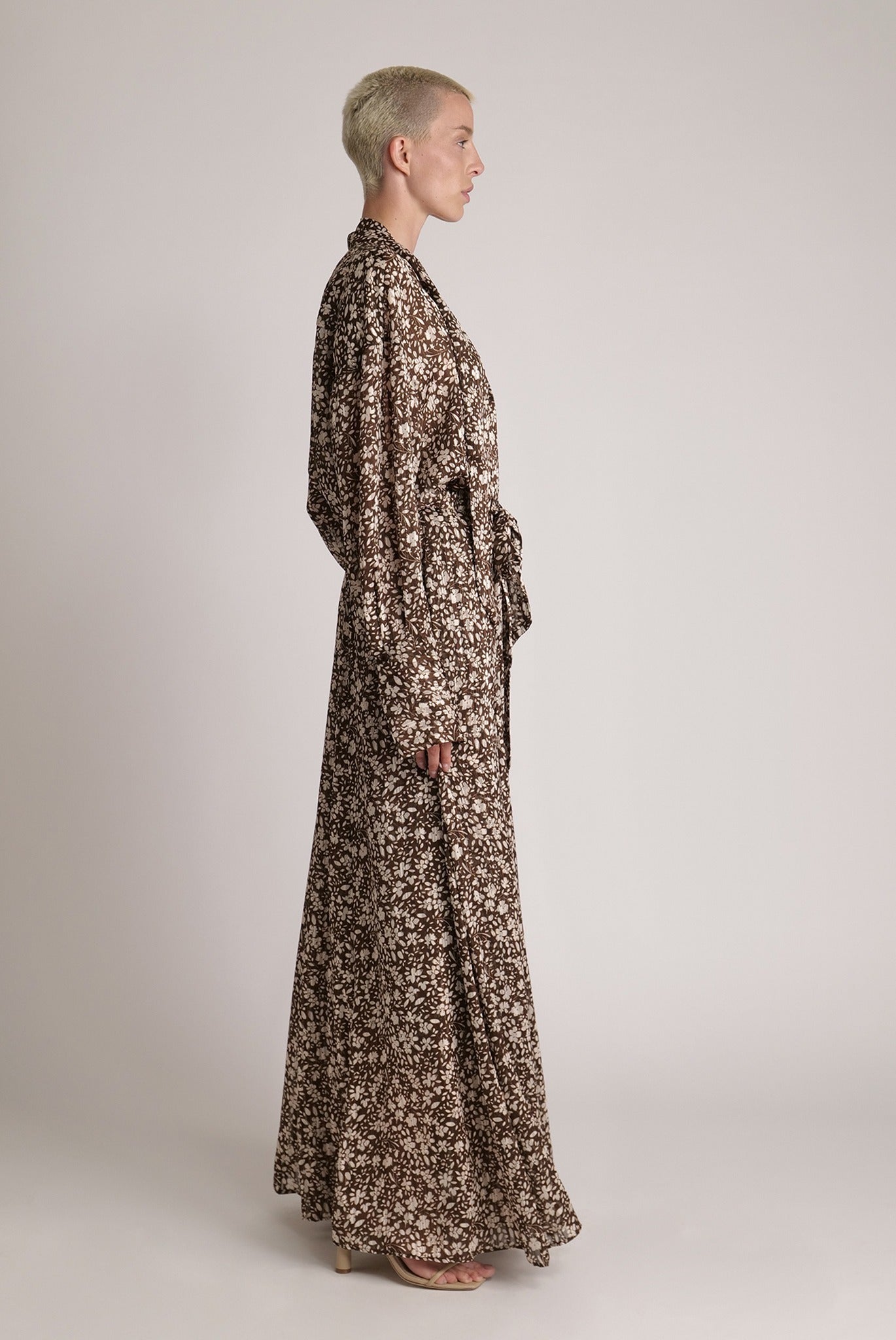 SABINA MUSAYEV - floral_chiffon_w_lurex_brown_print_spring_24