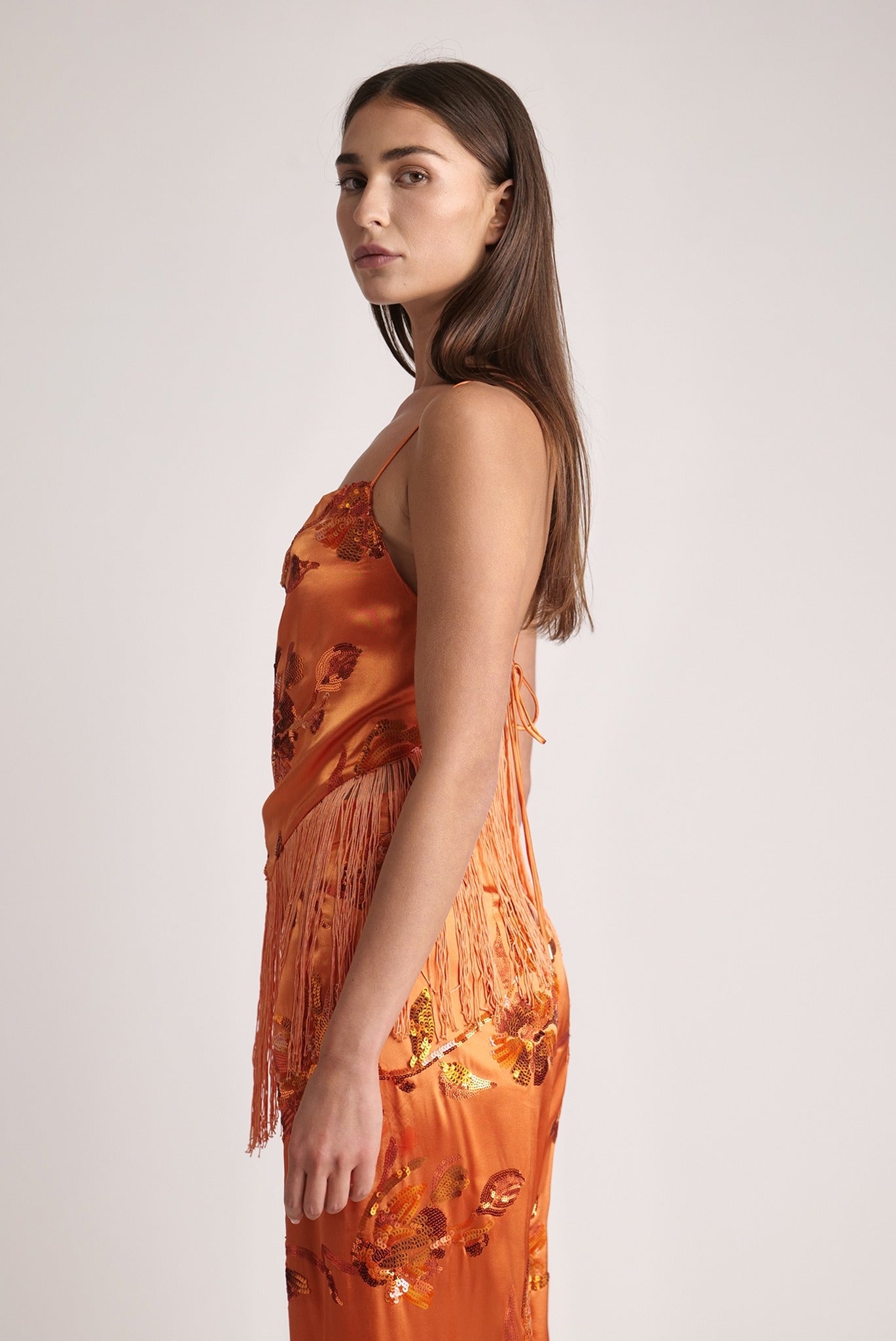 SABINA MUSAYEV - blossom_sequins_on_satin_orange_spring_24