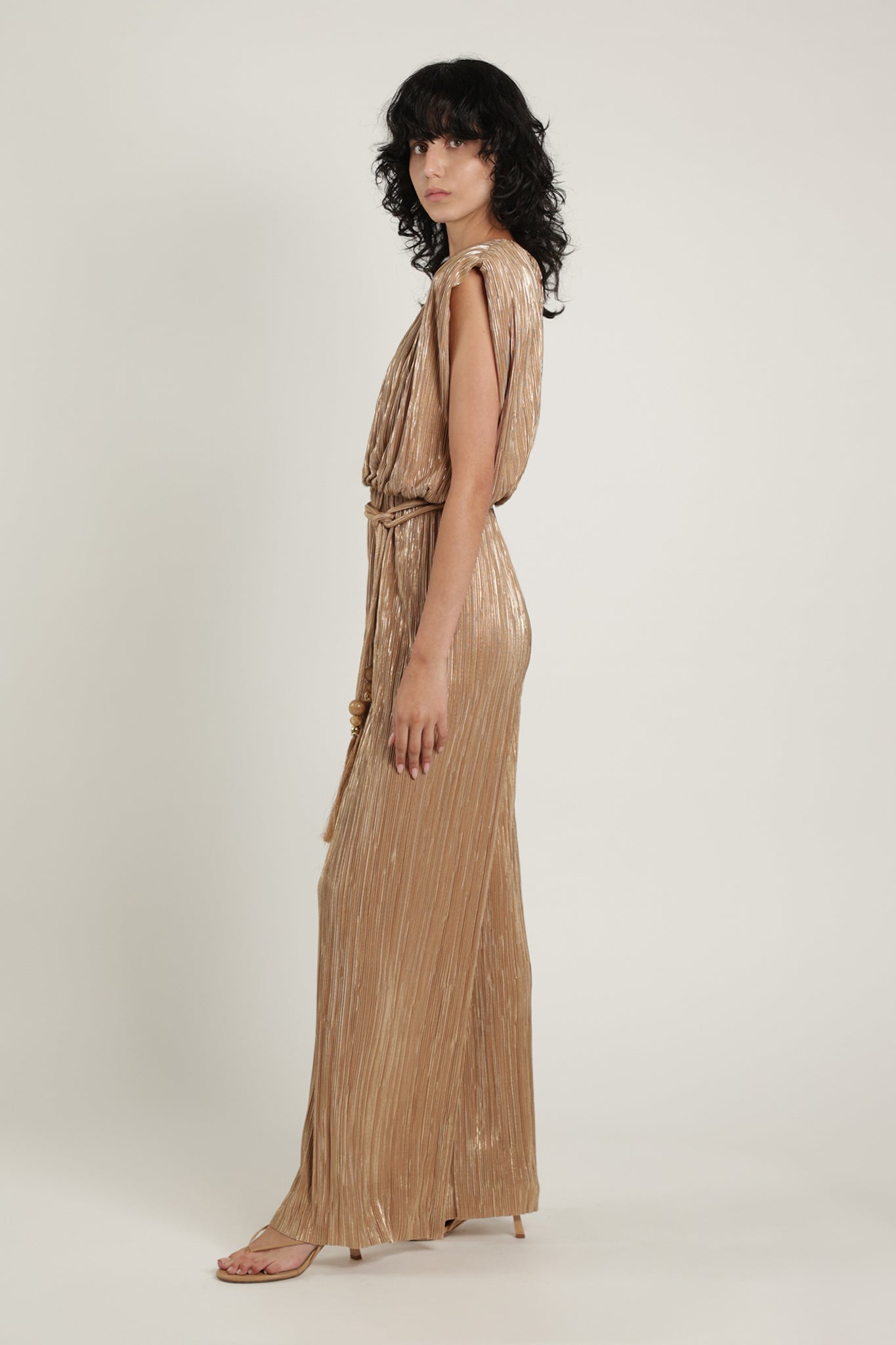 SABINA MUSAYEV - pleated_knit_w_foil_pecan_summer_24
