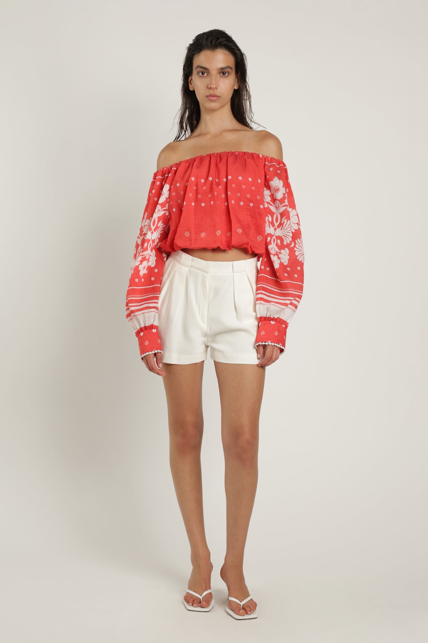SABINA MUSAYEV - floral_bandana_red_print_summer_24