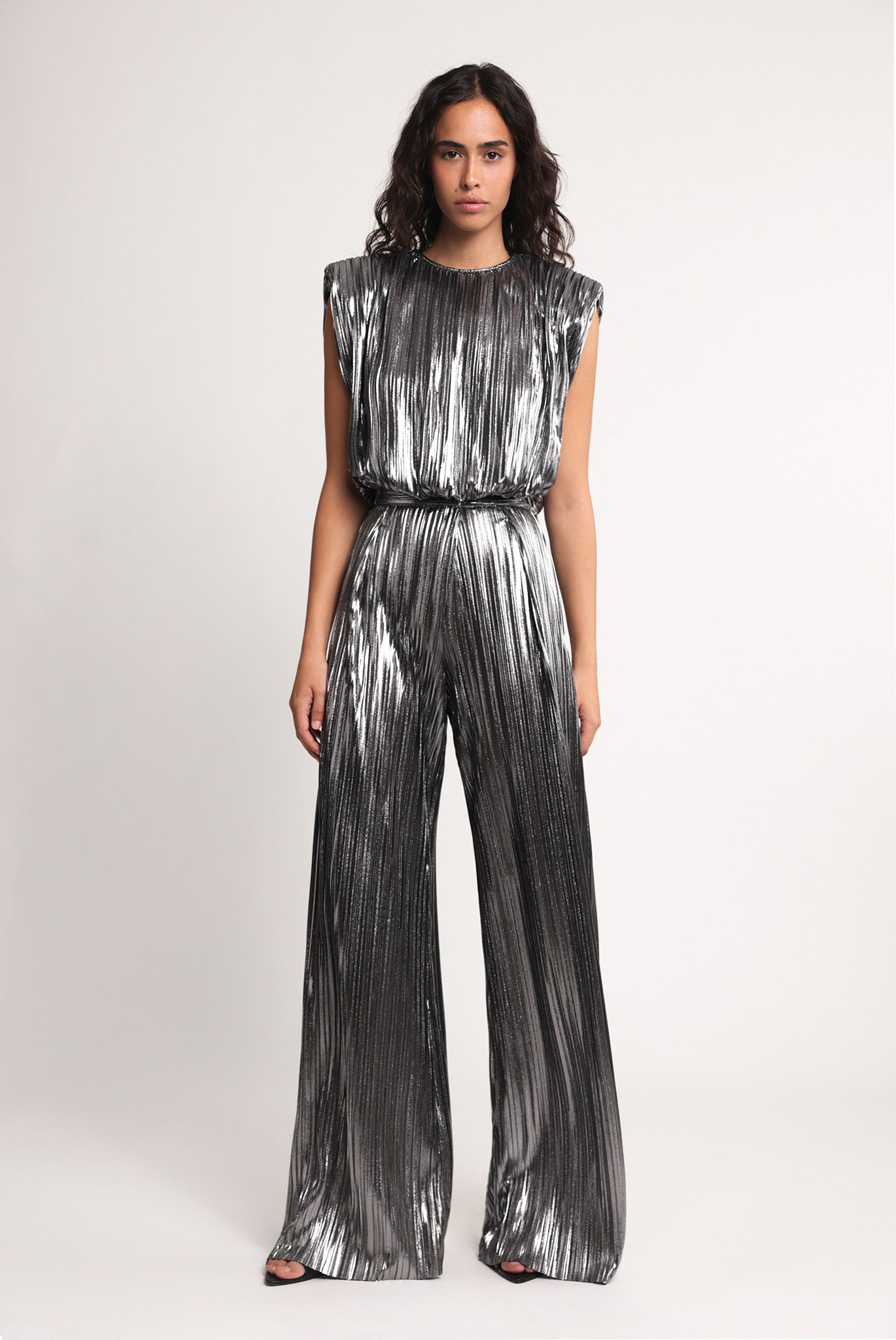 SABINA MUSAYEV - foil_pleated_knit_dark_silver_spring_25