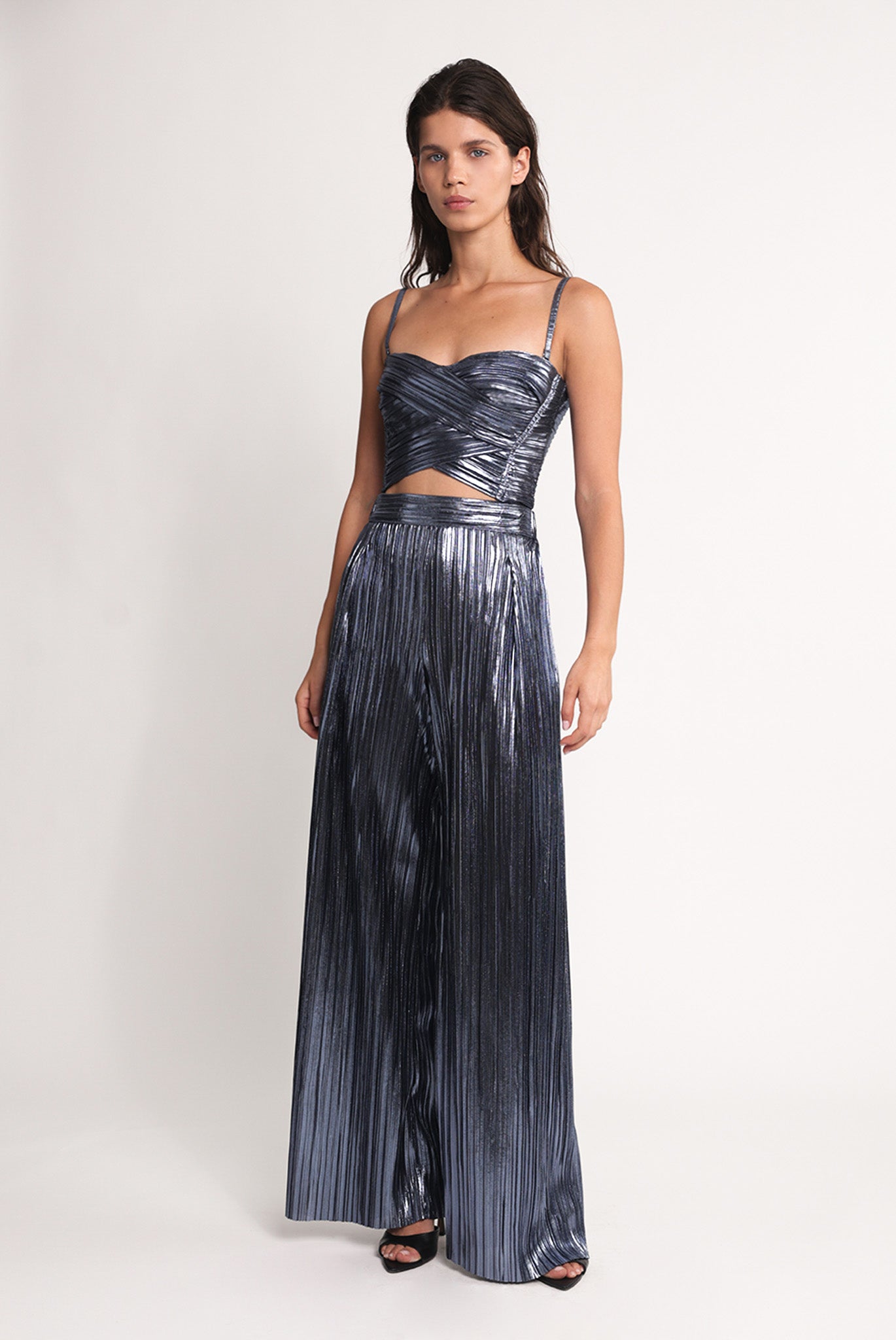 SABINA MUSAYEV - foil_pleated_knit_steel_blue_spring_25