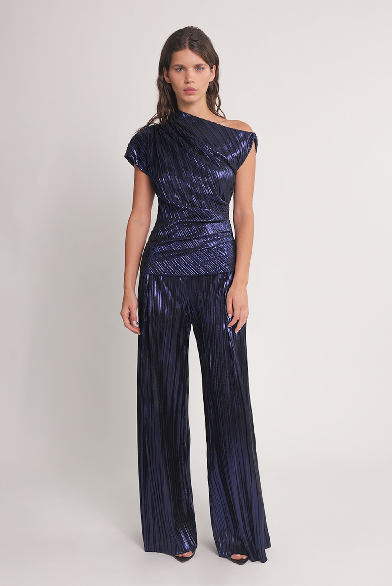 SABINA MUSAYEV - foil_pleated_knit_midnight_spring_25